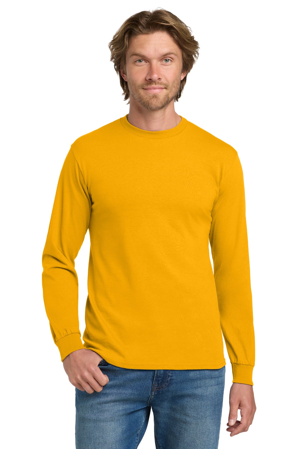 Gildan ® - Heavy Cotton ™ 100% Cotton Long Sleeve T-Shirt. 5400