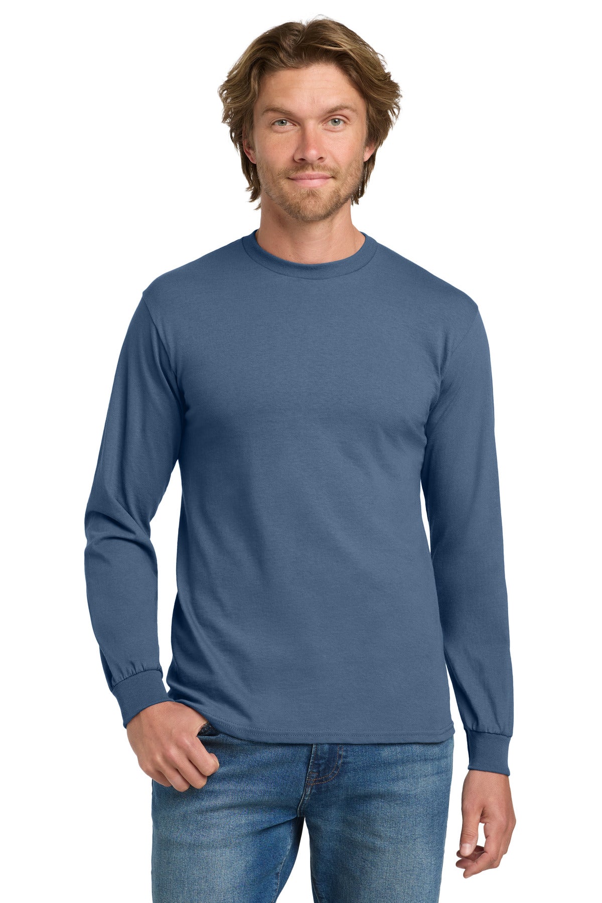 Gildan ® - Heavy Cotton ™ 100% Cotton Long Sleeve T-Shirt. 5400