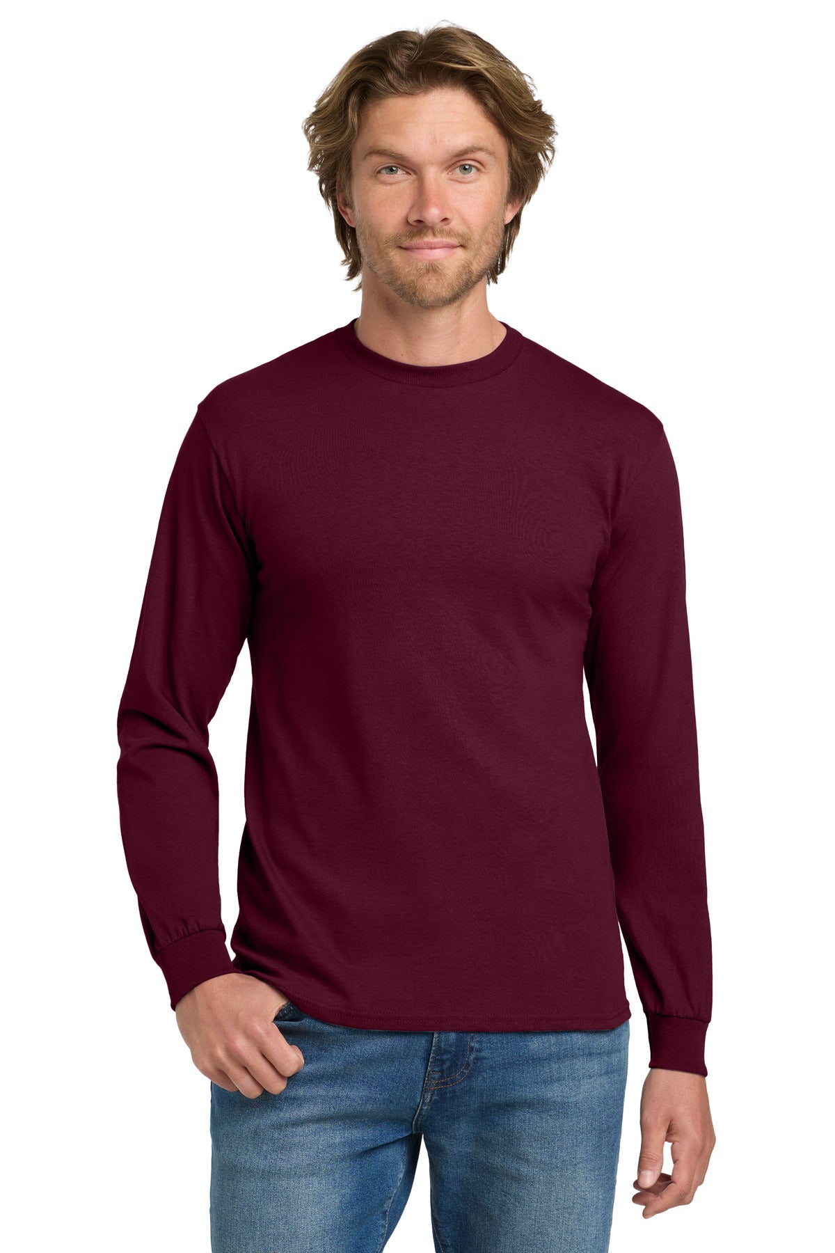 Gildan ® - Heavy Cotton ™ 100% Cotton Long Sleeve T-Shirt. 5400