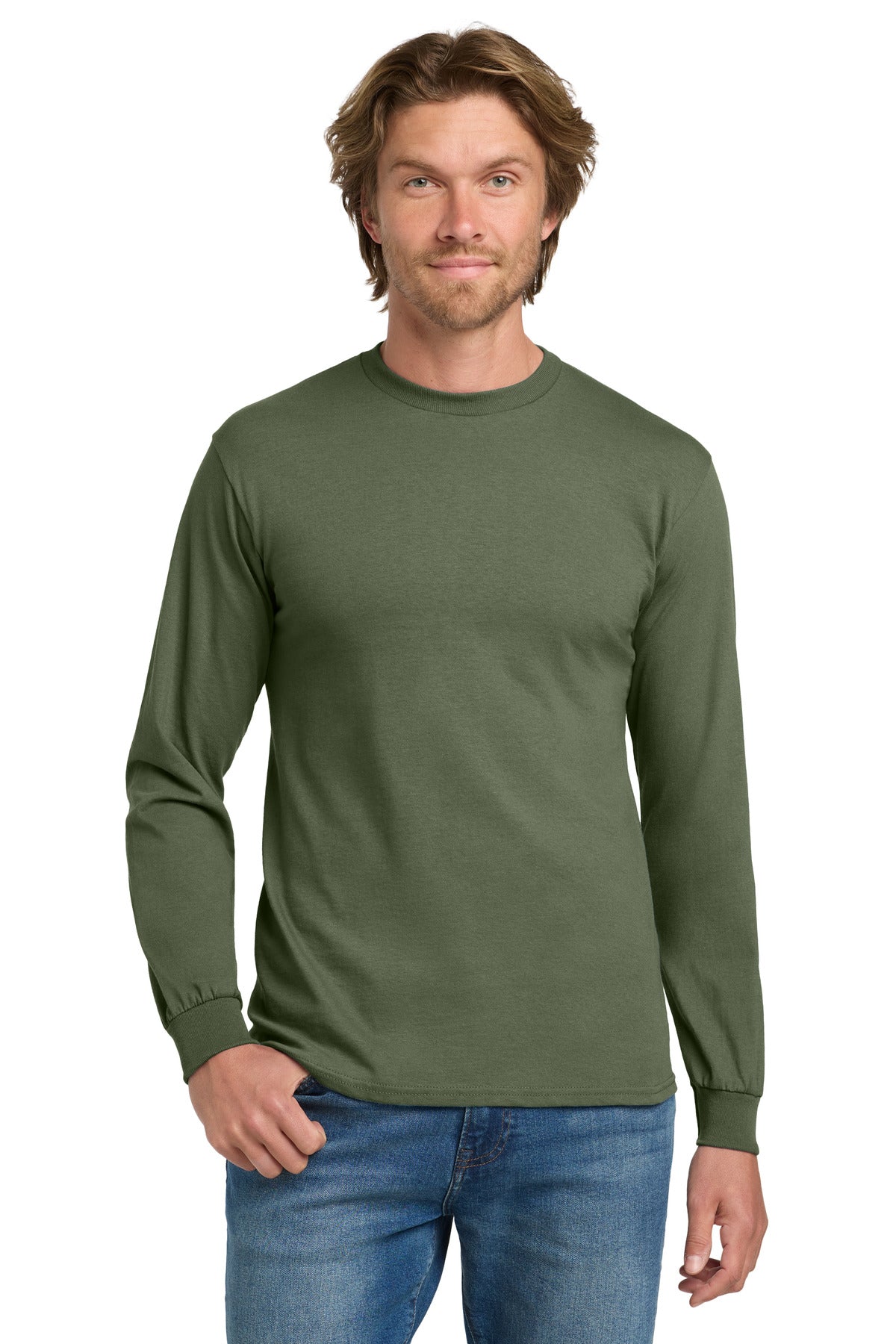 Gildan ® - Heavy Cotton ™ 100% Cotton Long Sleeve T-Shirt. 5400
