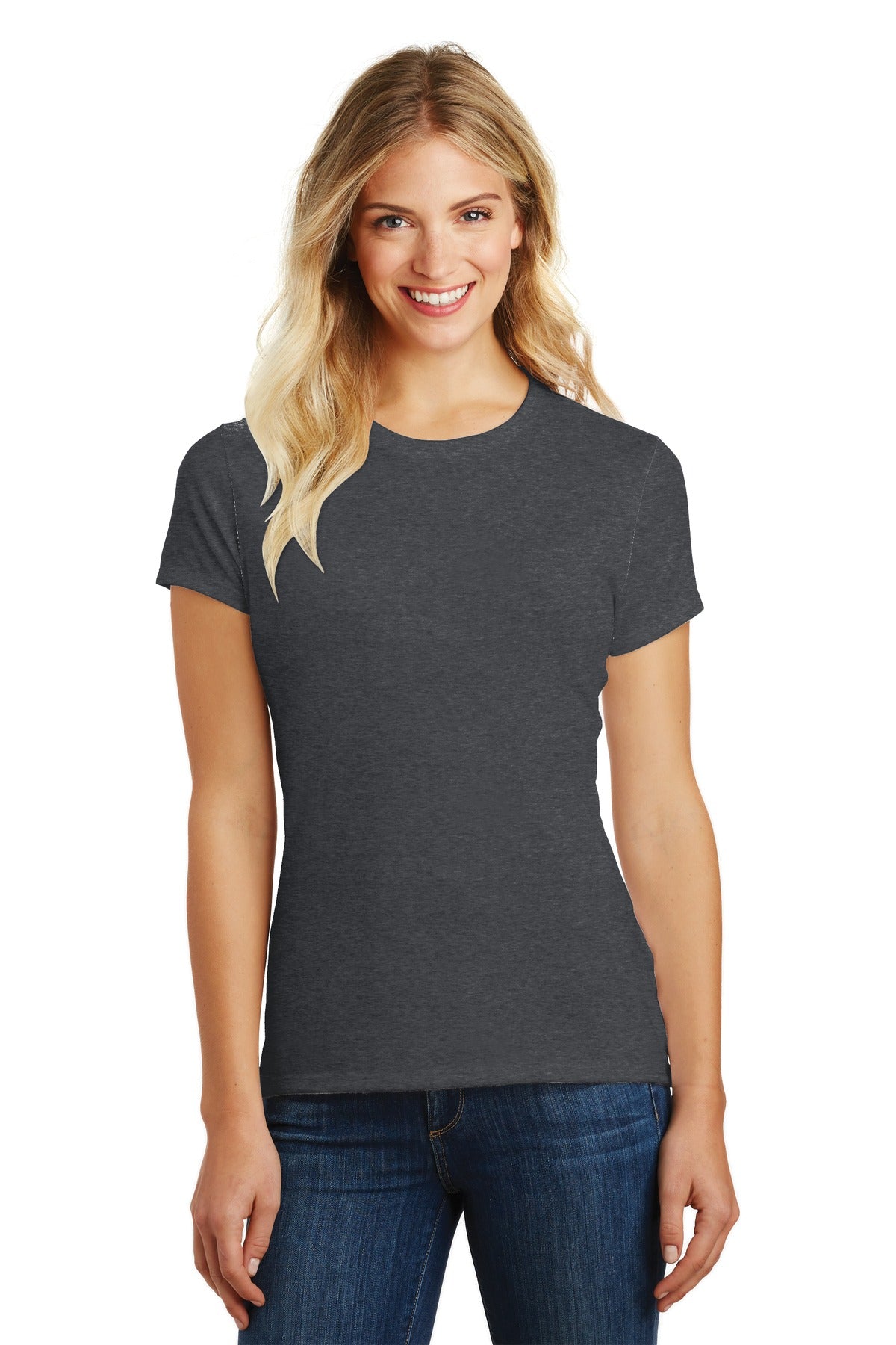 District ® Women's Perfect Blend ® CVC Tee. DM108L