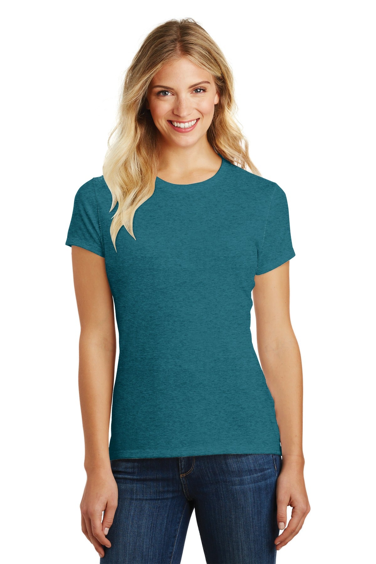 District ® Women's Perfect Blend ® CVC Tee. DM108L