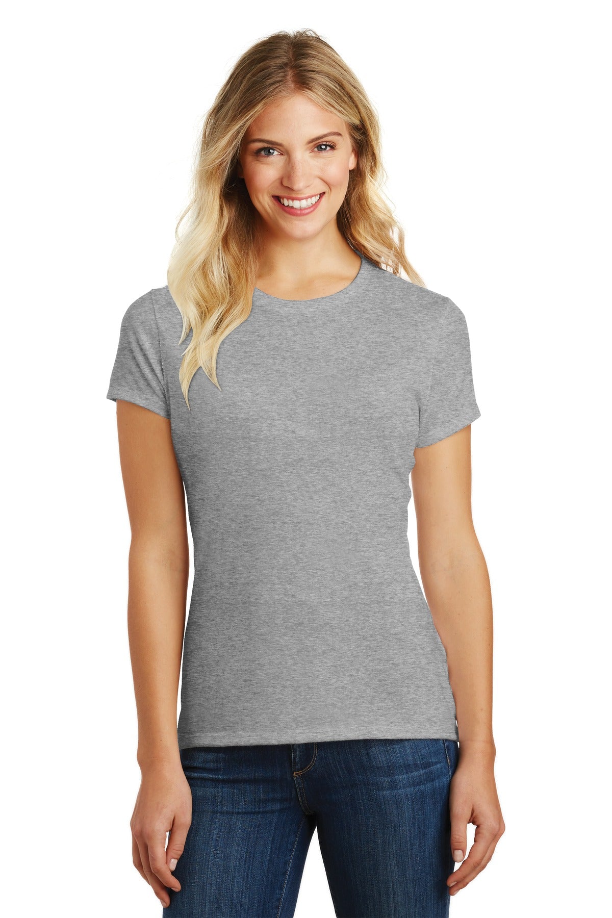 District ® Women's Perfect Blend ® CVC Tee. DM108L