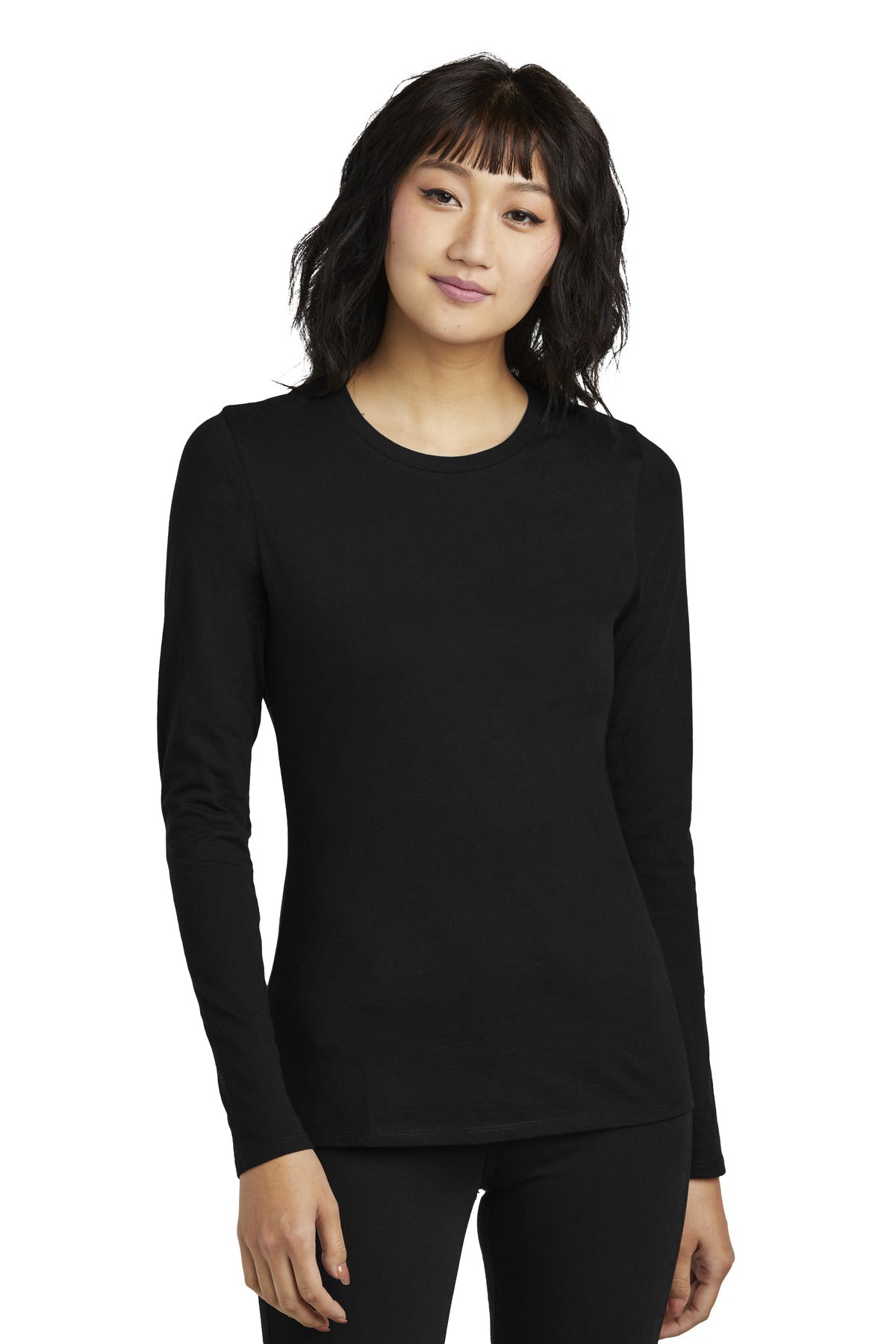 District ® Women's Perfect Blend ® CVC Long Sleeve Tee DT110