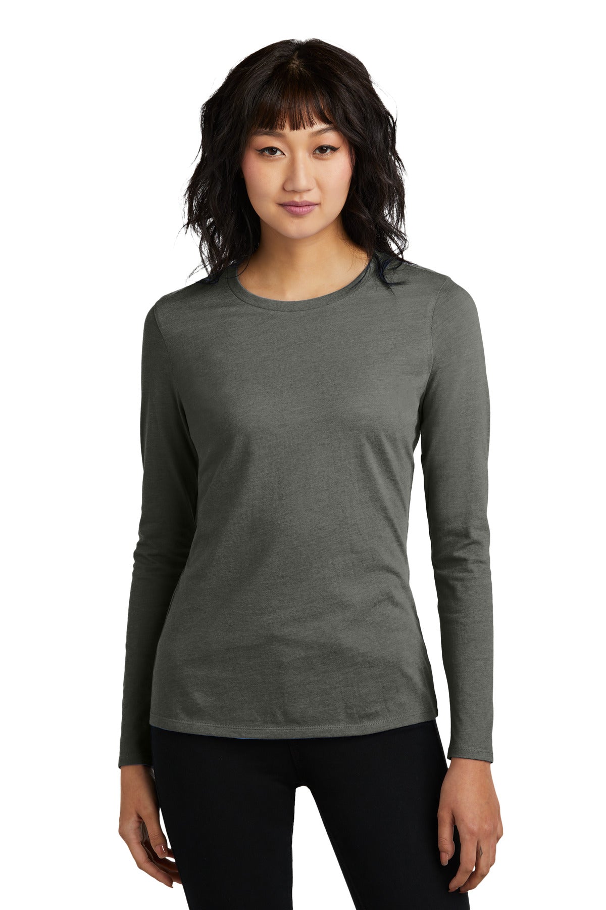 District ® Women's Perfect Blend ® CVC Long Sleeve Tee DT110
