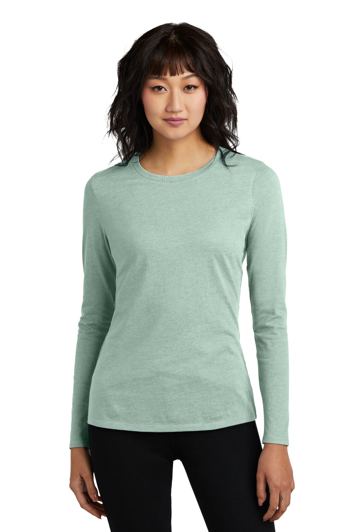 District ® Women's Perfect Blend ® CVC Long Sleeve Tee DT110
