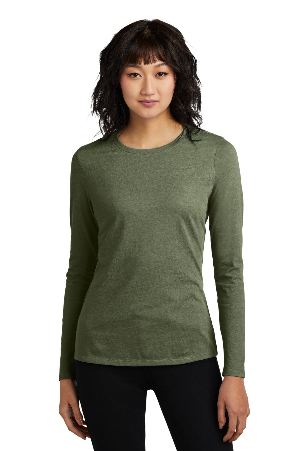 District ® Women's Perfect Blend ® CVC Long Sleeve Tee DT110