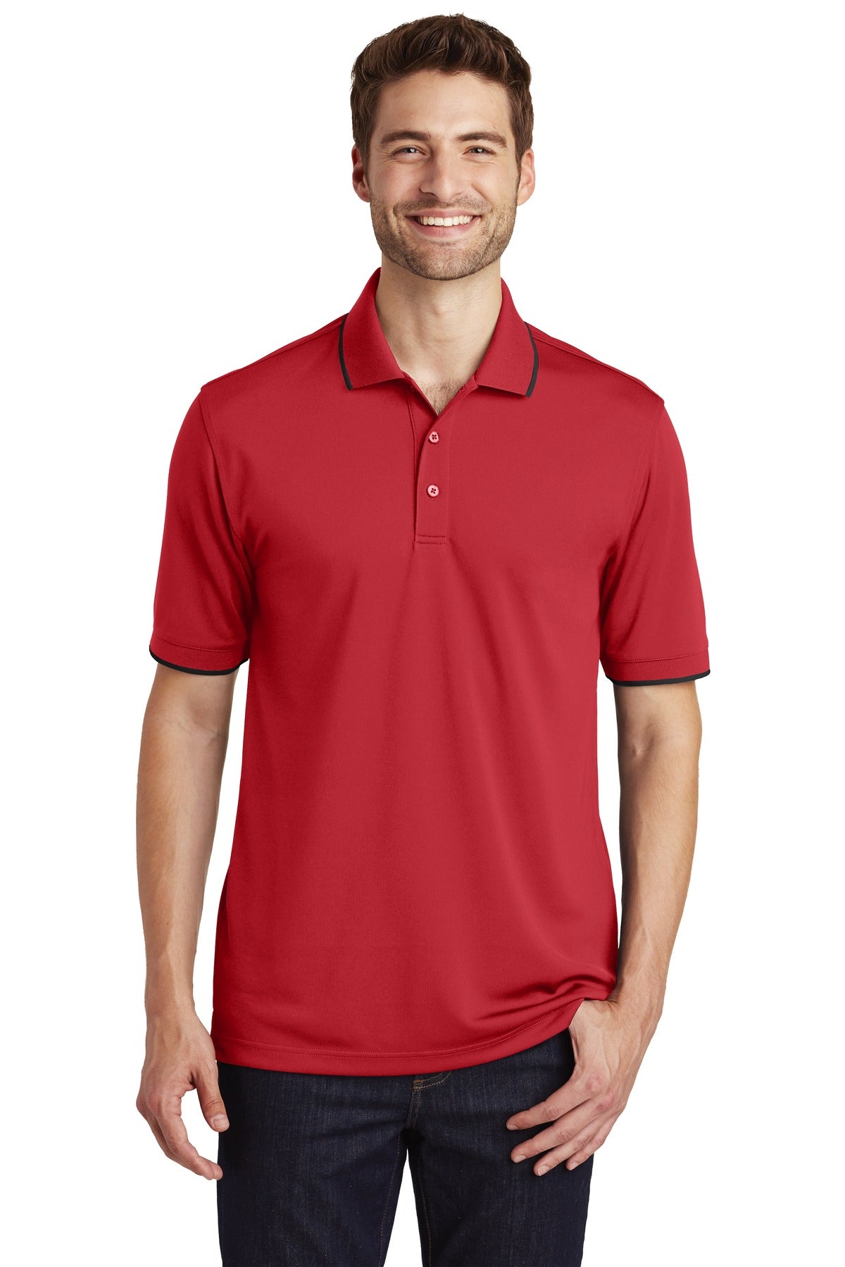 Port Authority ® Dry Zone ® UV Micro-Mesh Tipped Polo. K111