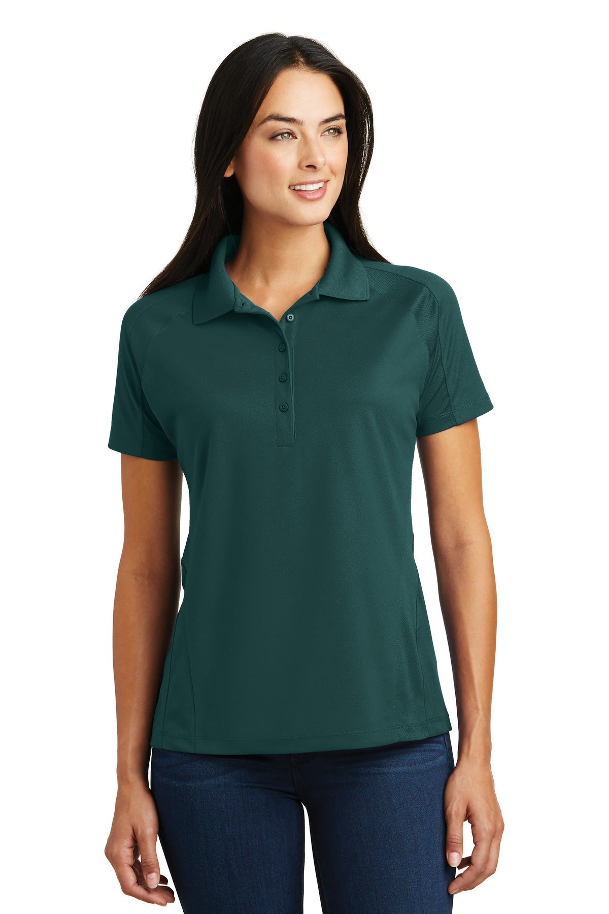 Sport-Tek ® Women's Dri-Mesh ® Pro Polo. L474