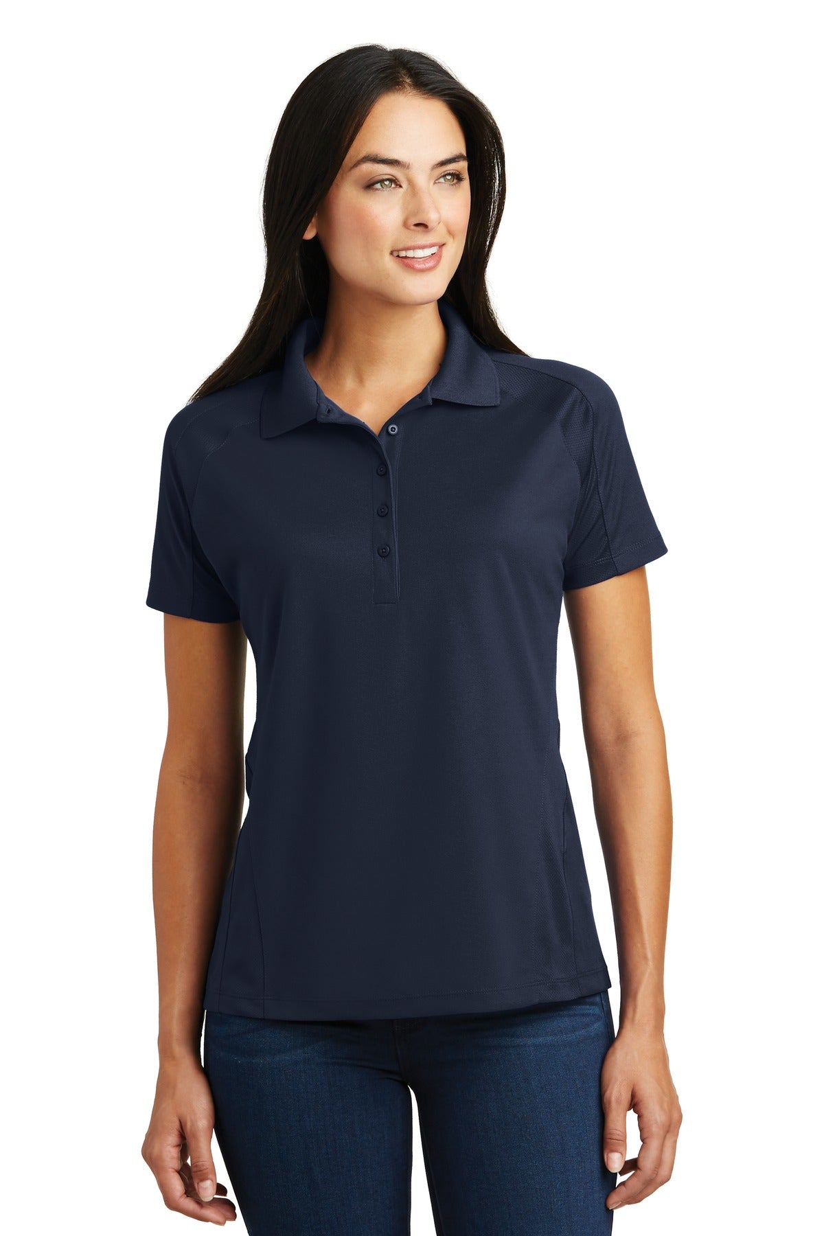 Sport-Tek ® Women's Dri-Mesh ® Pro Polo. L474