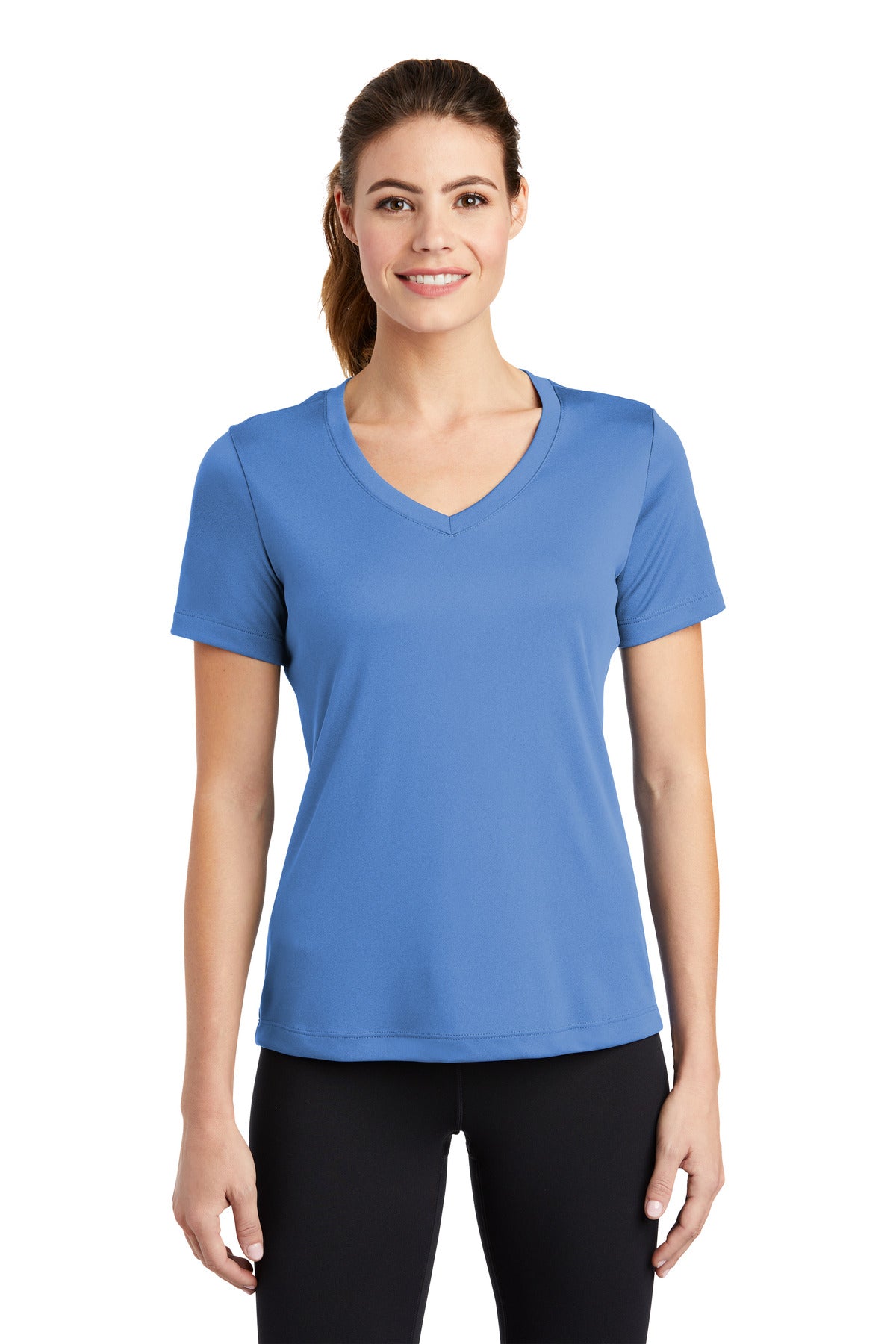Sport-Tek ® Women's PosiCharge ® Competitor™ V-Neck Tee. LST353