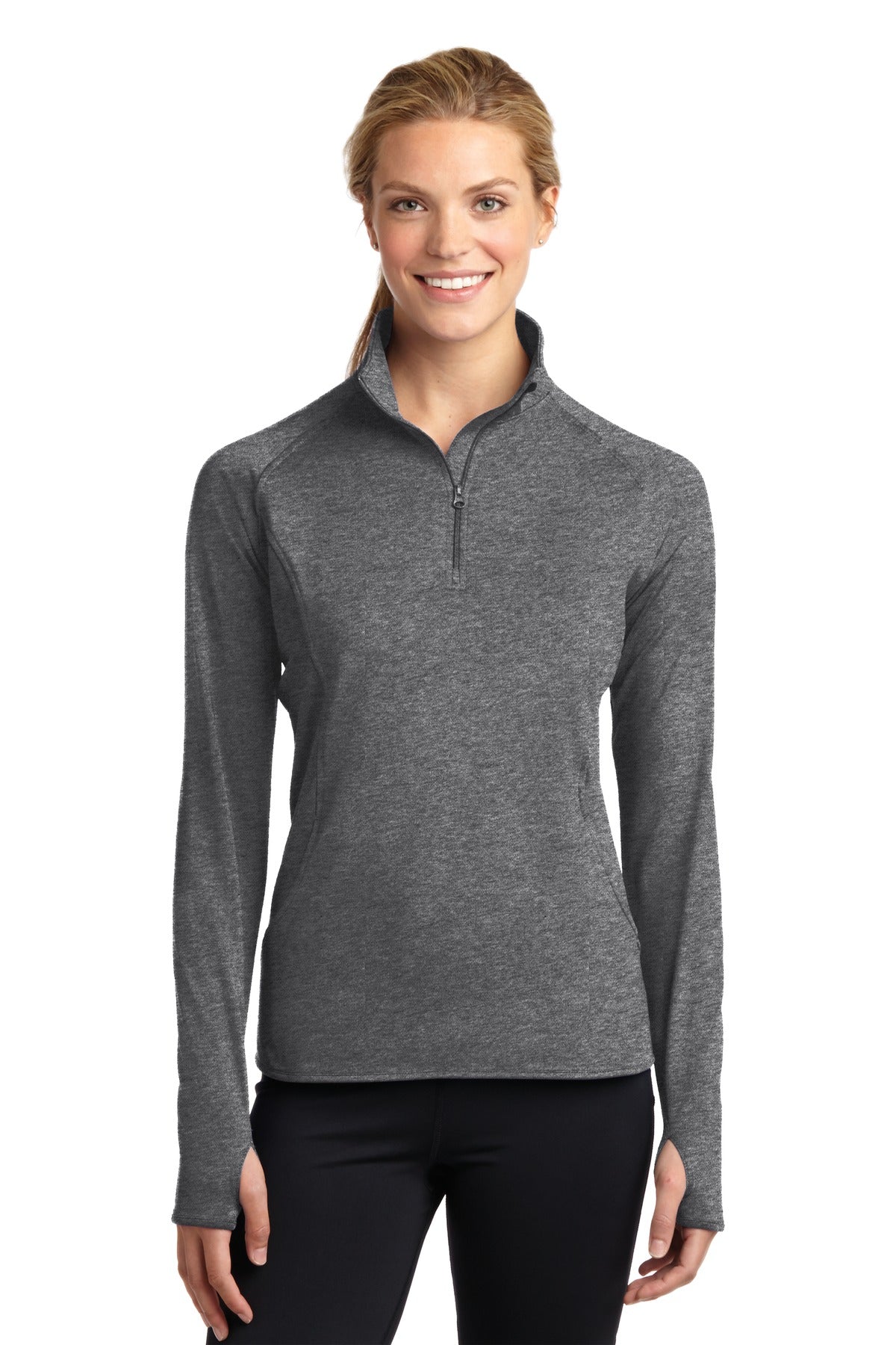 Sport-Tek ® Women's Sport-Wick ® Stretch 1/4-Zip Pullover. LST850
