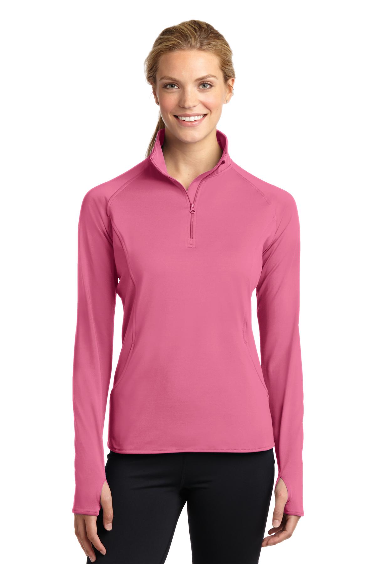 Sport-Tek ® Women's Sport-Wick ® Stretch 1/4-Zip Pullover. LST850