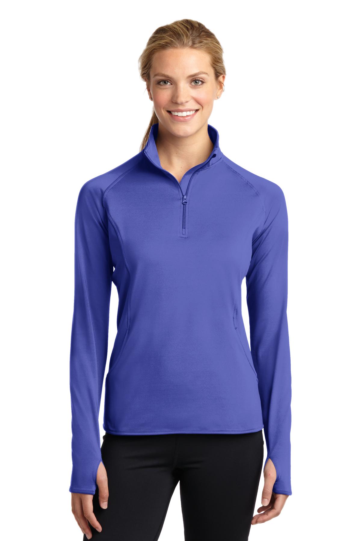 Sport-Tek ® Women's Sport-Wick ® Stretch 1/4-Zip Pullover. LST850