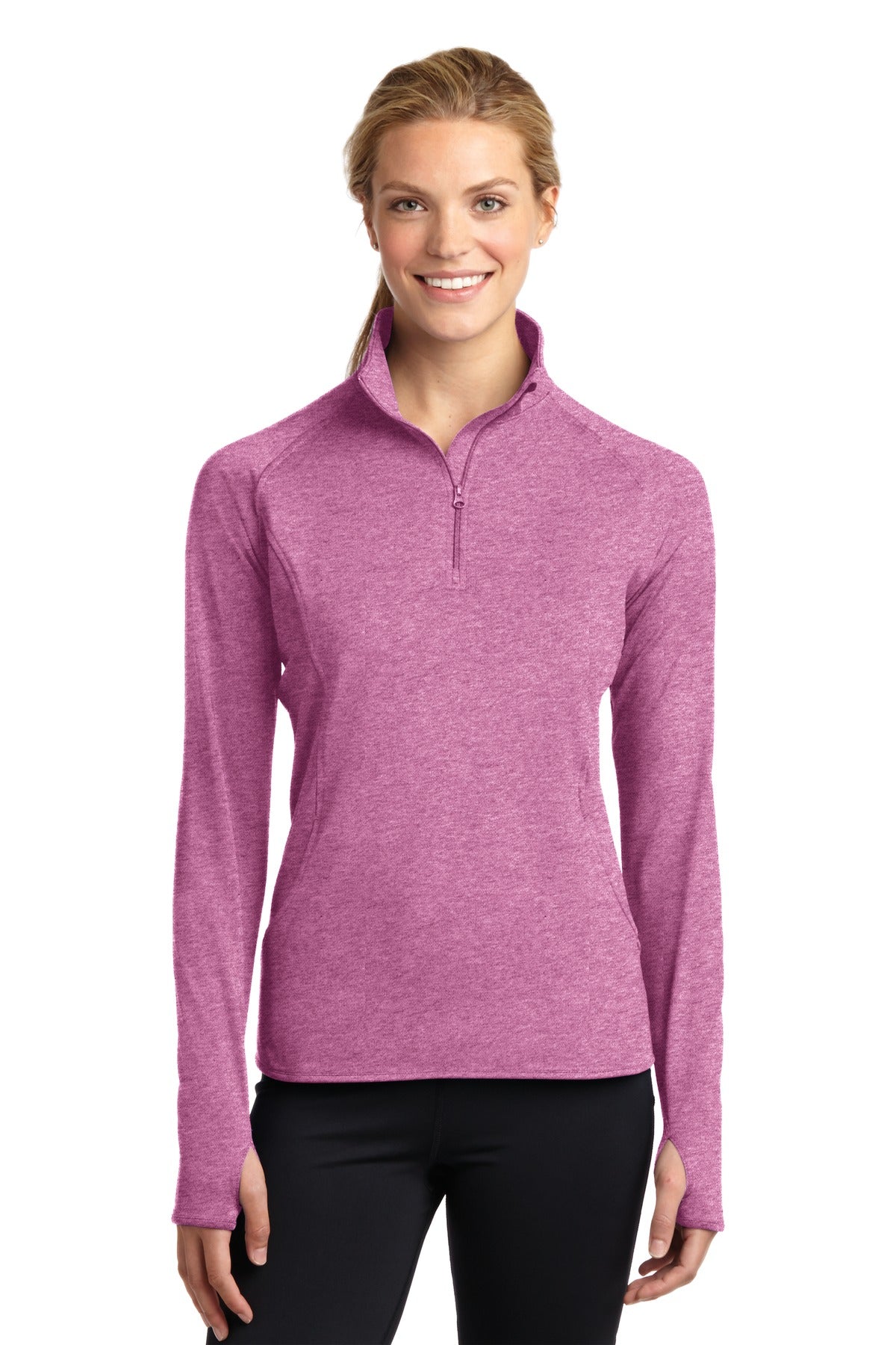 Sport-Tek ® Women's Sport-Wick ® Stretch 1/4-Zip Pullover. LST850