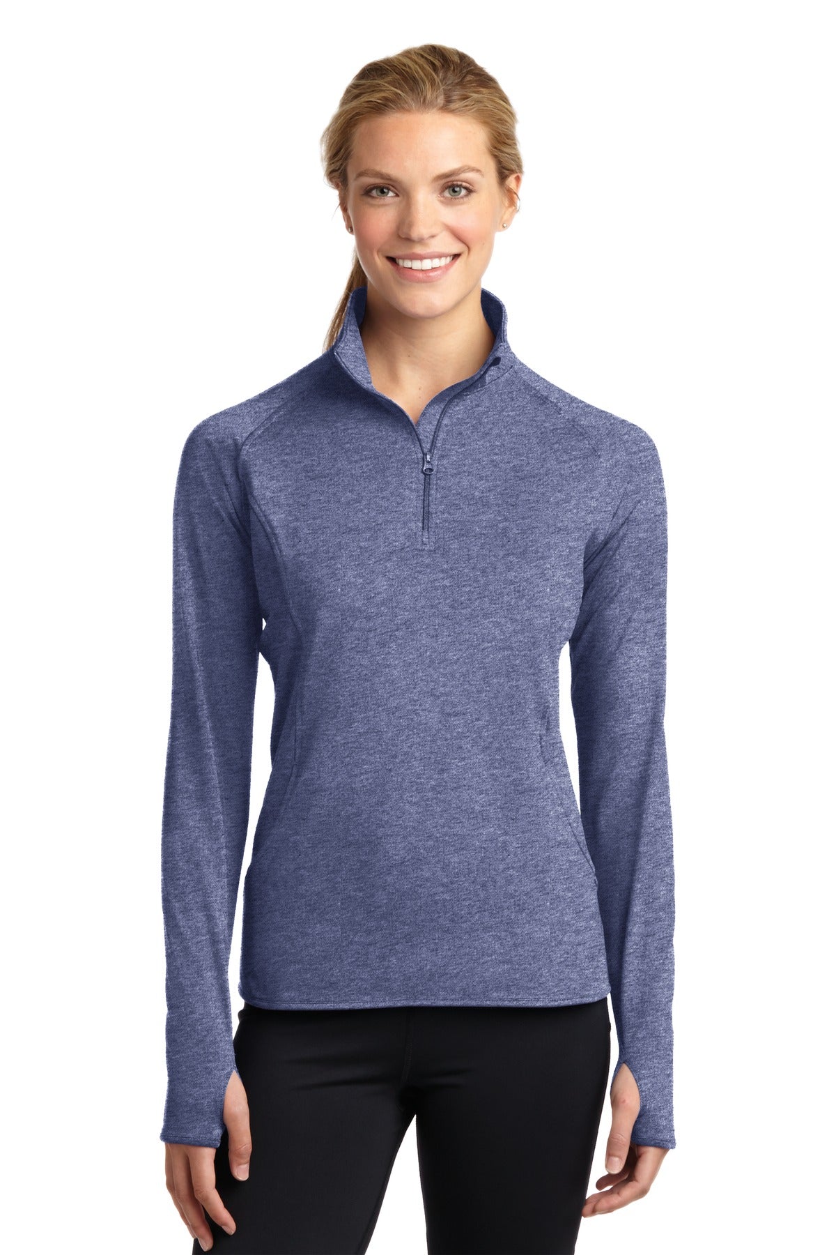 Sport-Tek ® Women's Sport-Wick ® Stretch 1/4-Zip Pullover. LST850