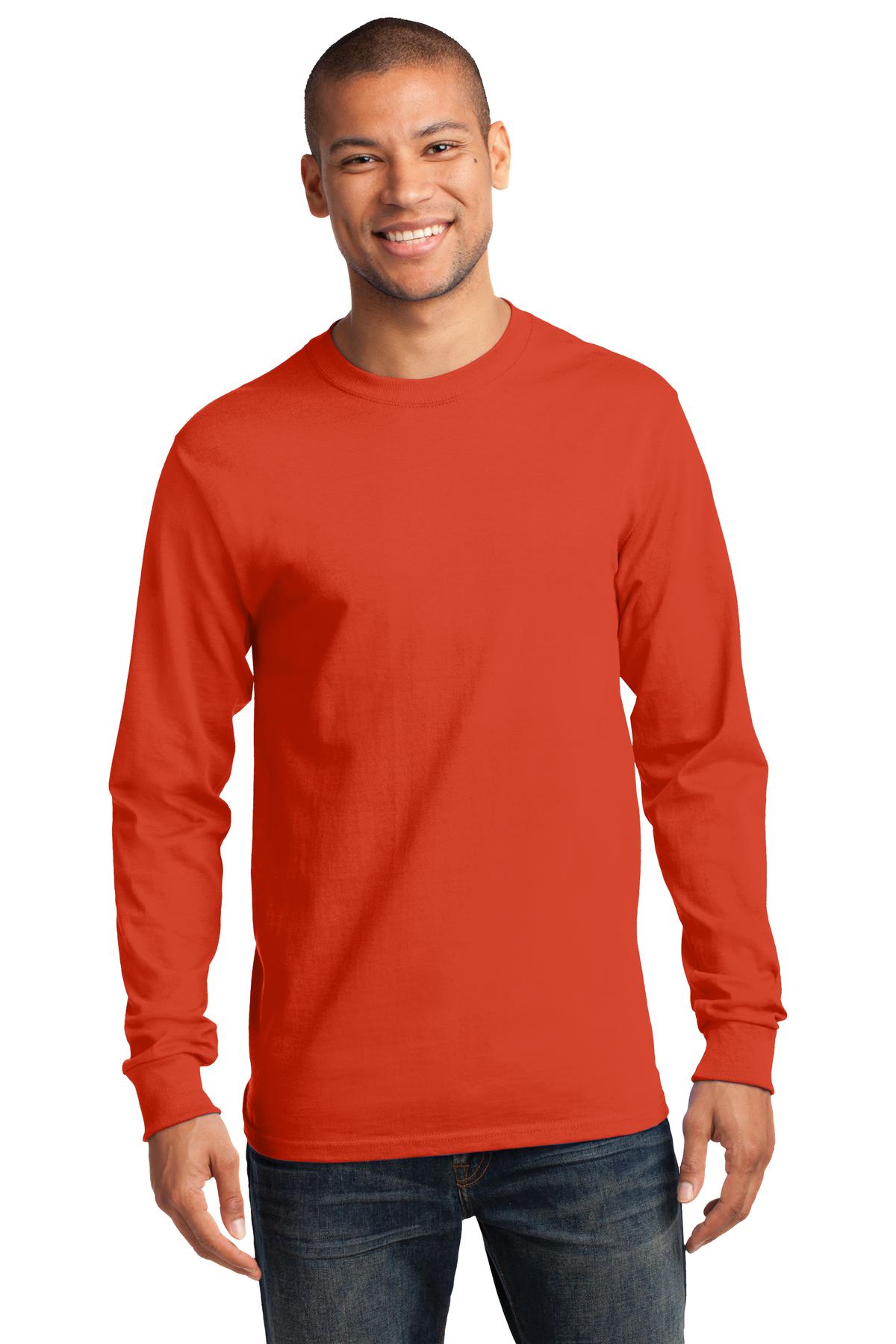 Port & Co ™ Tall Long Sleeve Essential Tee. PC61LST