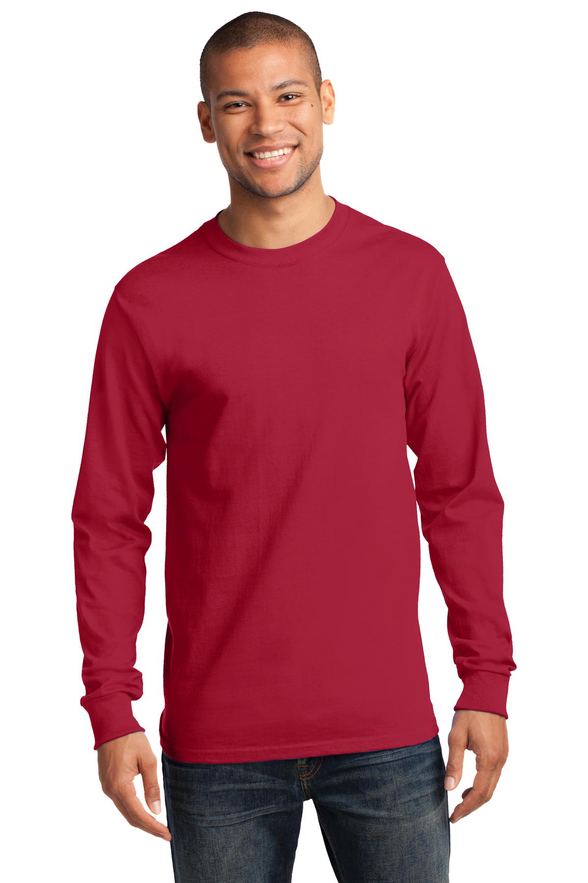 Port & Co ™ Tall Long Sleeve Essential Tee. PC61LST