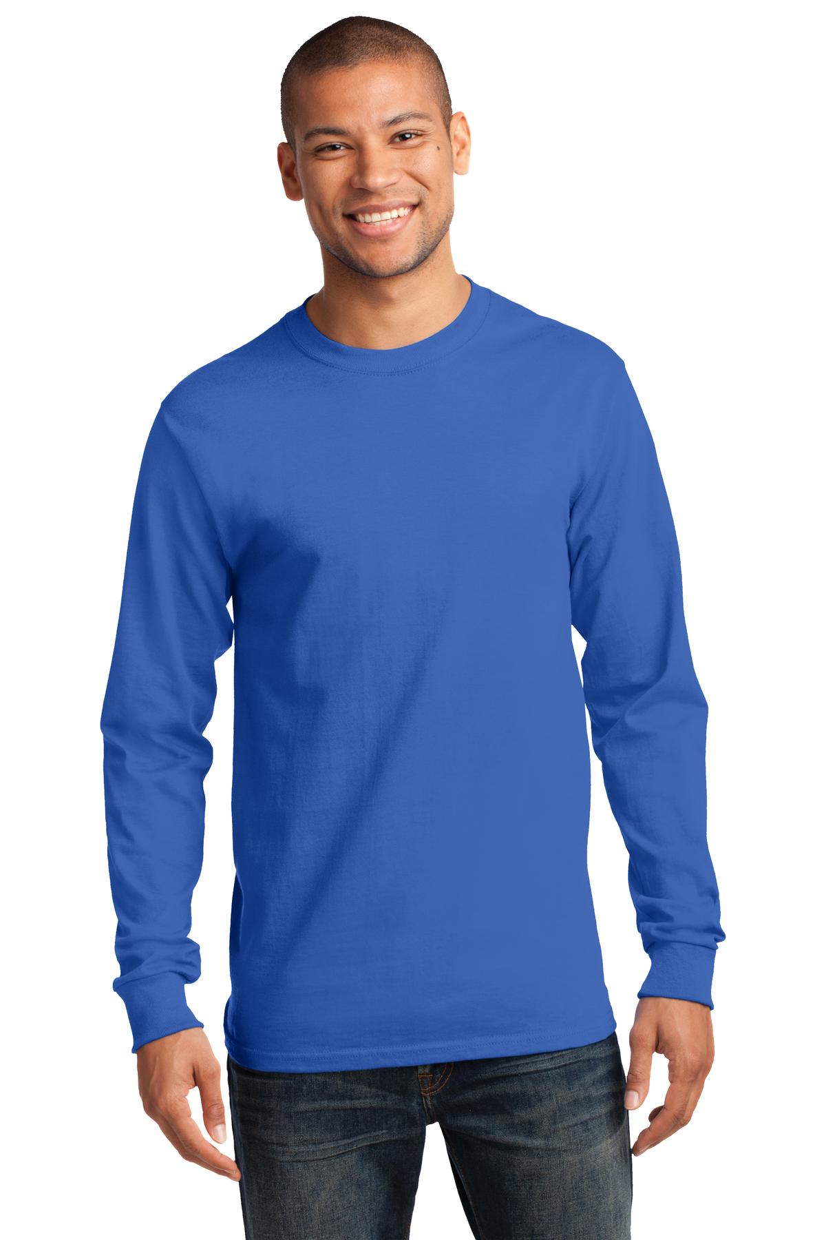 Port & Co ™ Tall Long Sleeve Essential Tee. PC61LST