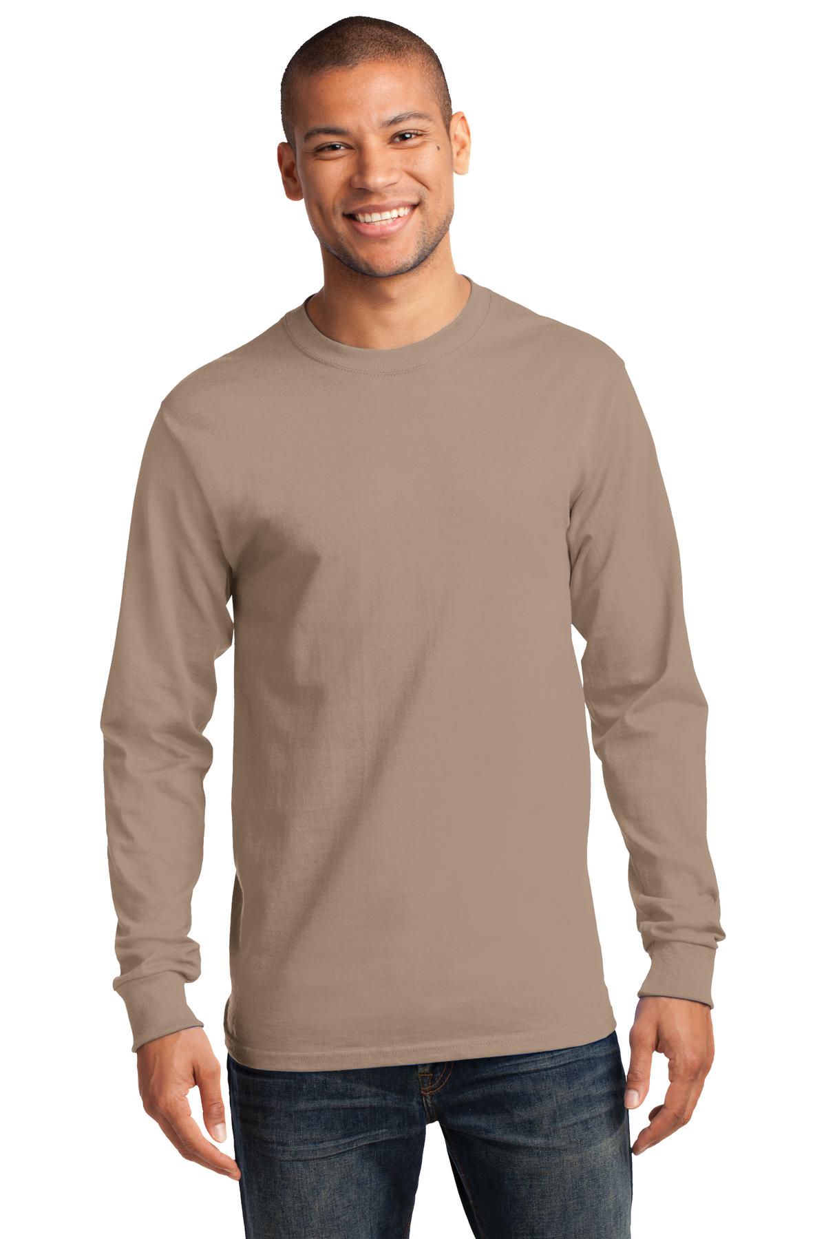 Port & Co ™ Tall Long Sleeve Essential Tee. PC61LST