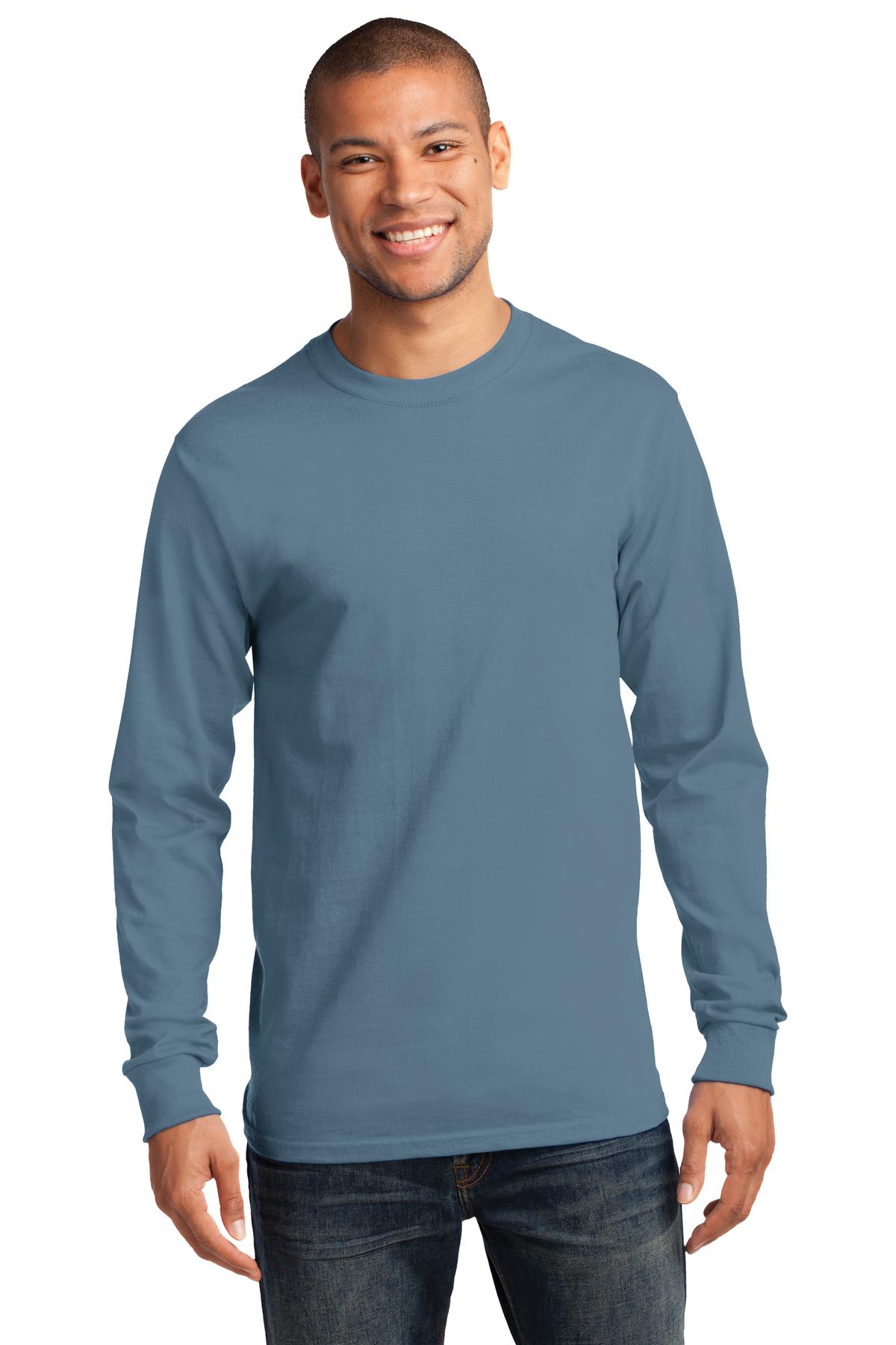 Port & Co ™ Tall Long Sleeve Essential Tee. PC61LST