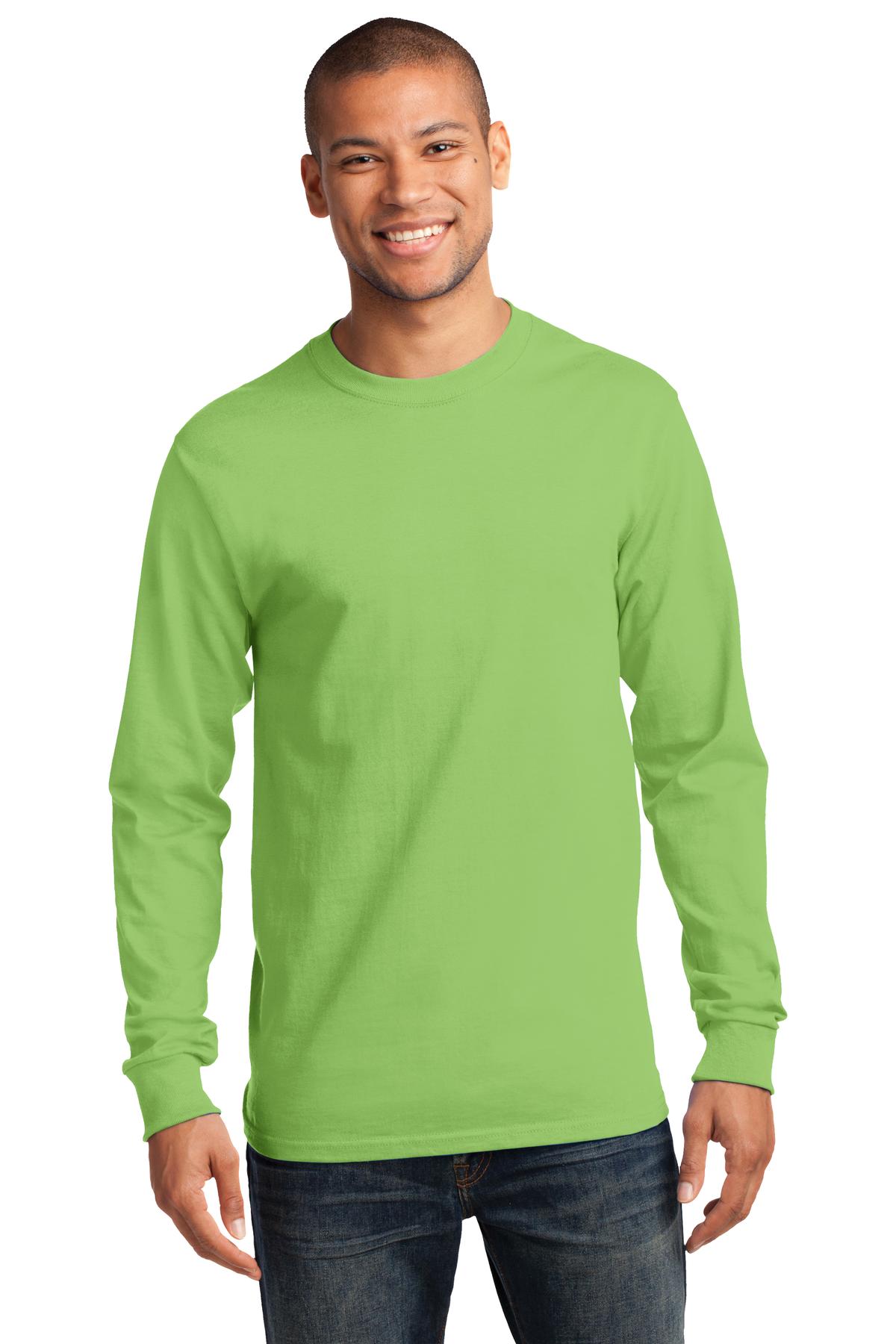 Port & Co ™ Long Sleeve Essential Tee. PC61LS