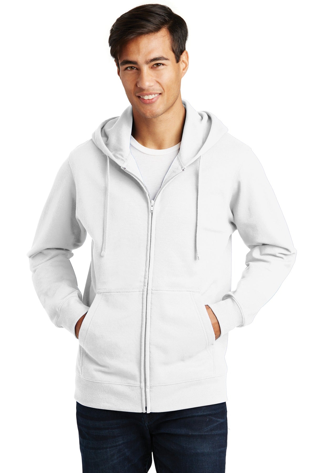 Port & Co ™ Fan Favorite Fleece Full-Zip Hooded Sweatshirt. PC850ZH