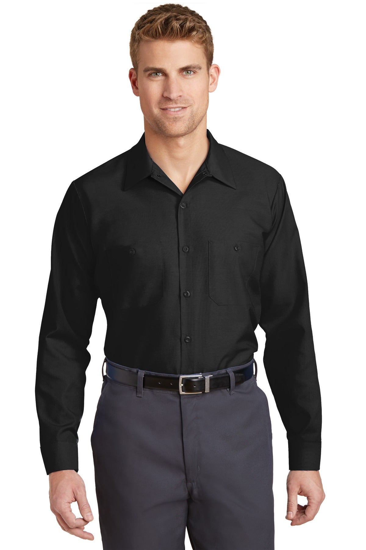 Red Kap ® Long Sleeve Industrial Work Shirt. SP14