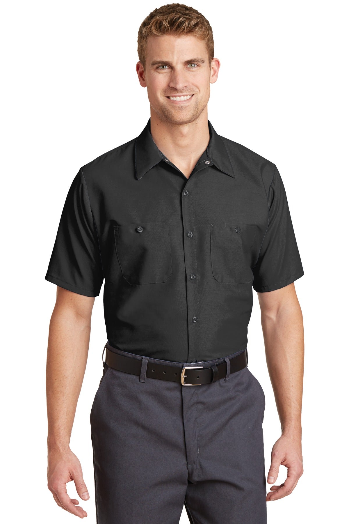 Red Kap ® Short Sleeve Industrial Work Shirt. SP24