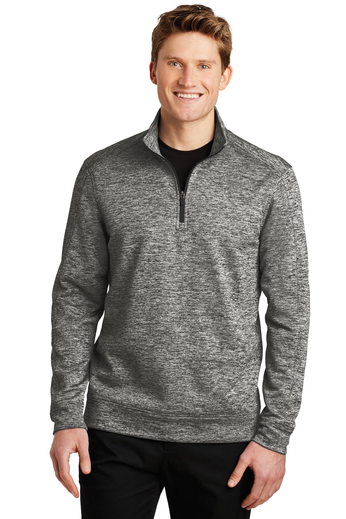 Sport-Tek ® PosiCharge ® Electric Heather Fleece 1/4-Zip Pullover. ST226