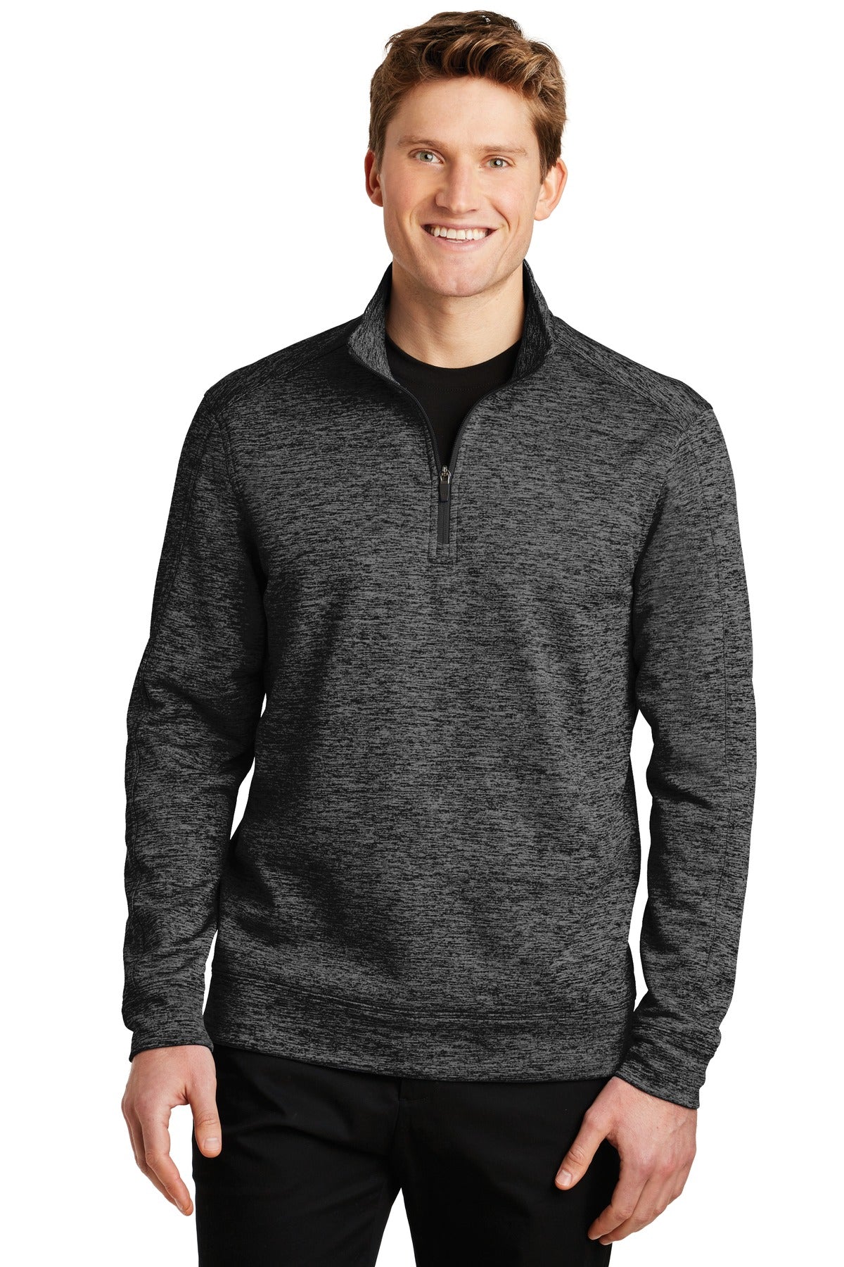 Sport-Tek ® PosiCharge ® Electric Heather Fleece 1/4-Zip Pullover. ST226