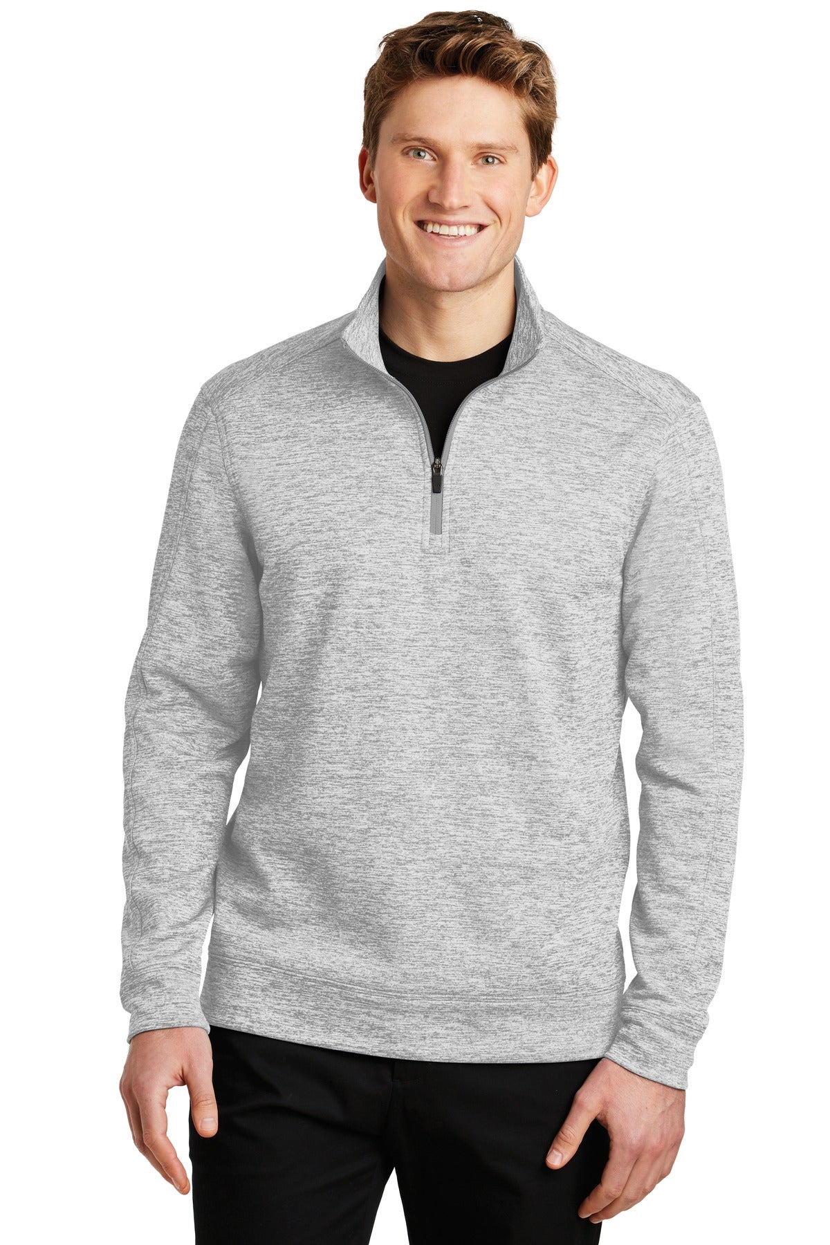 Sport-Tek ® PosiCharge ® Electric Heather Fleece 1/4-Zip Pullover. ST226