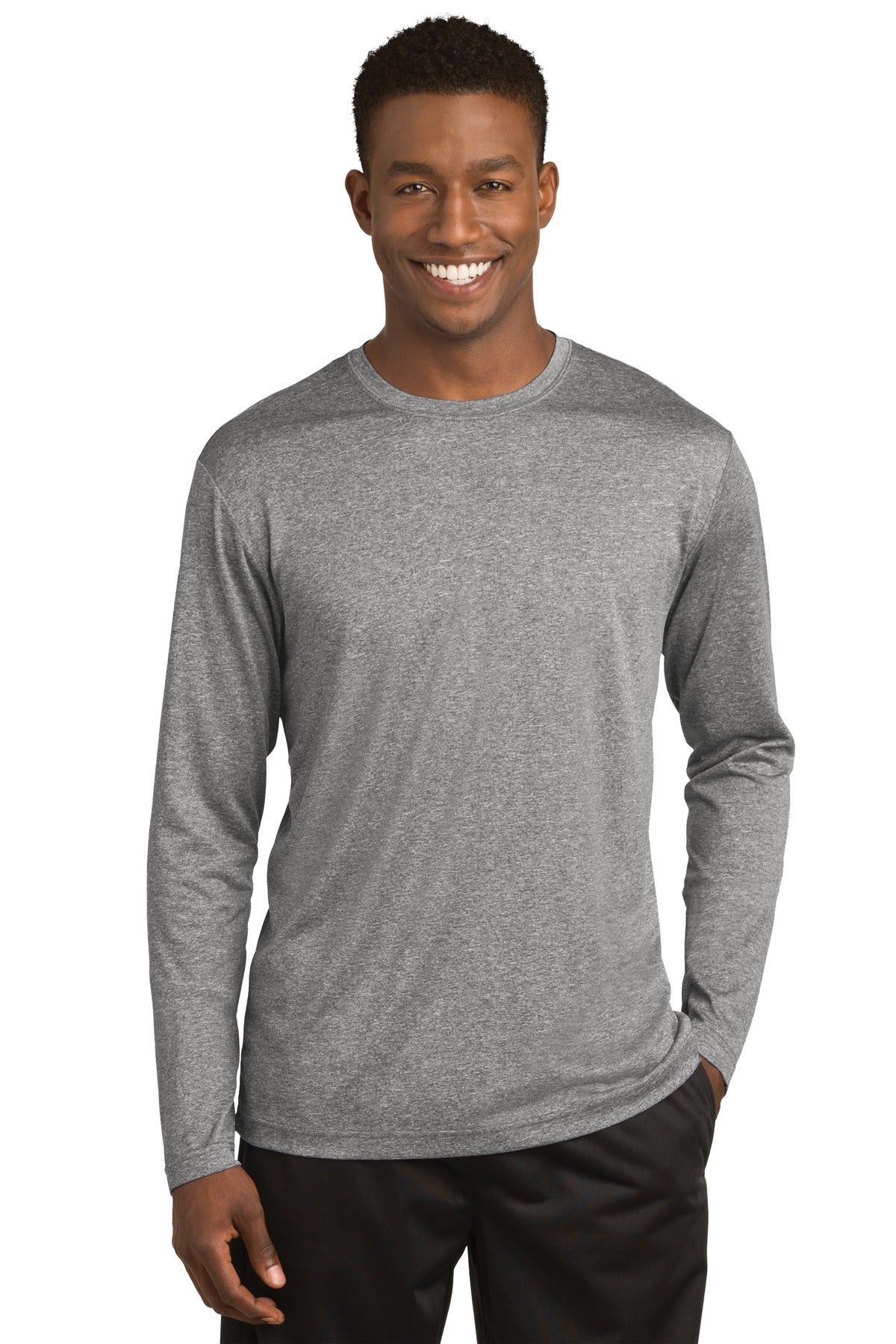 Sport-Tek ® Long Sleeve Heather Contender ™ Tee. ST360LS