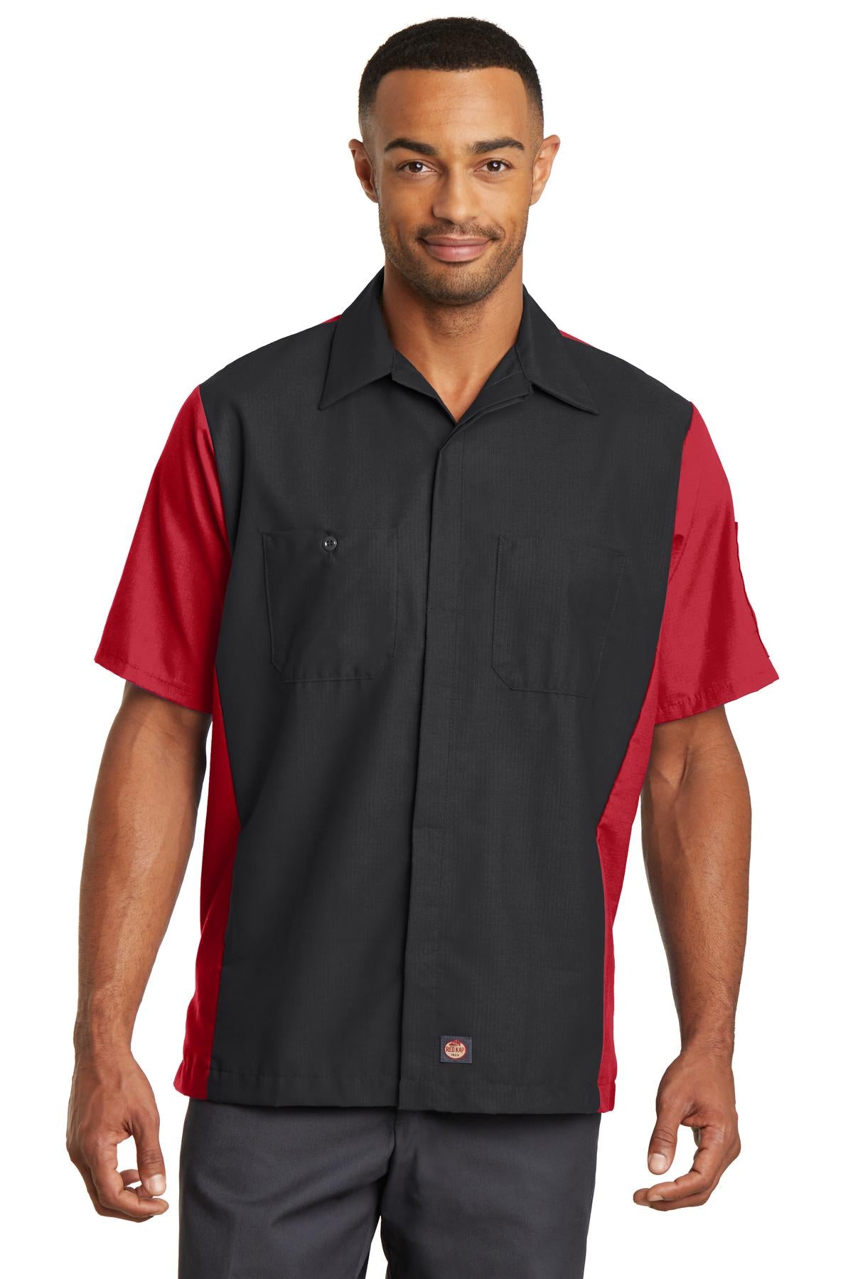 Red Kap ® Short Sleeve Ripstop Crew Shirt. SY20