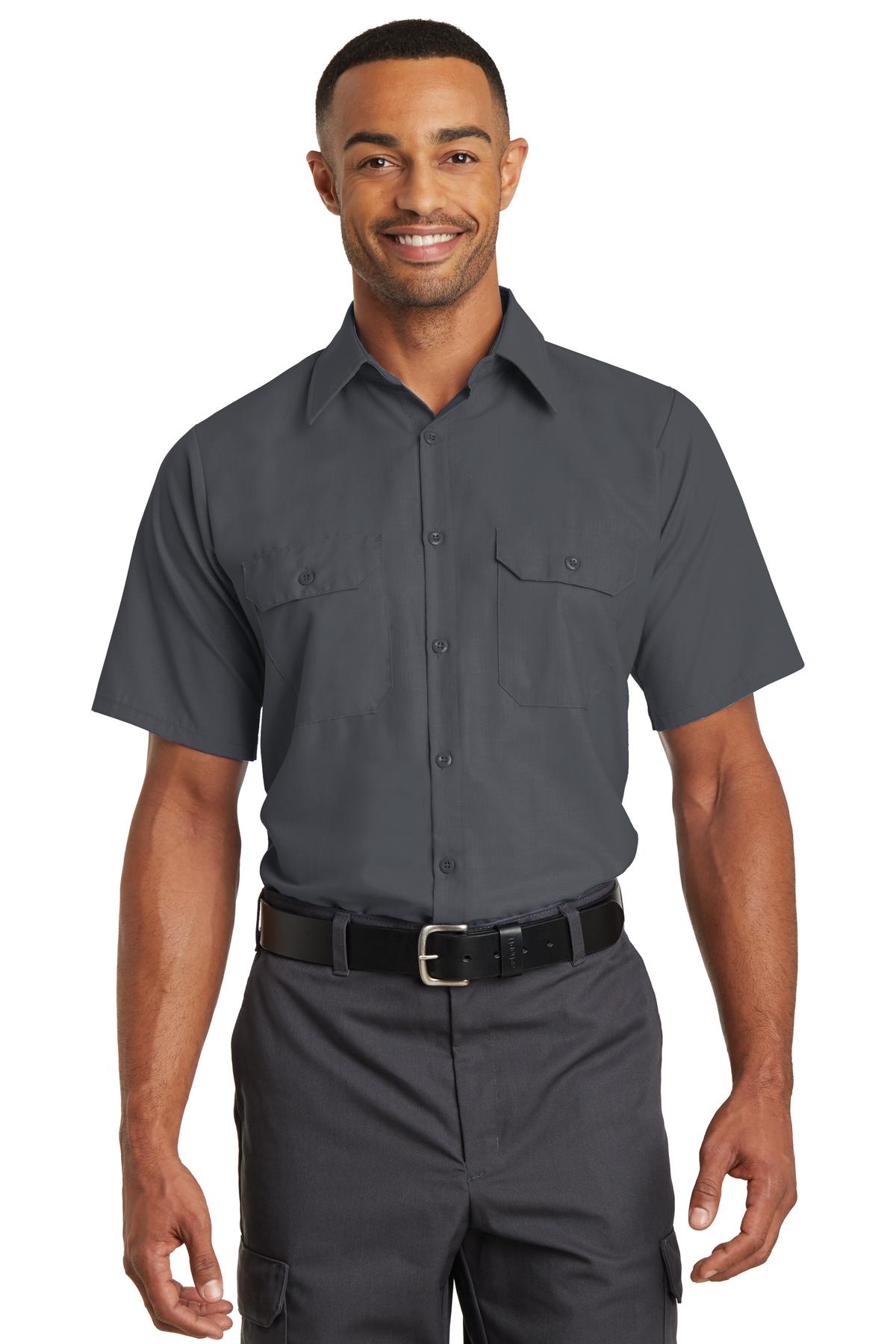 Red Kap ® Short Sleeve Solid Ripstop Shirt. SY60