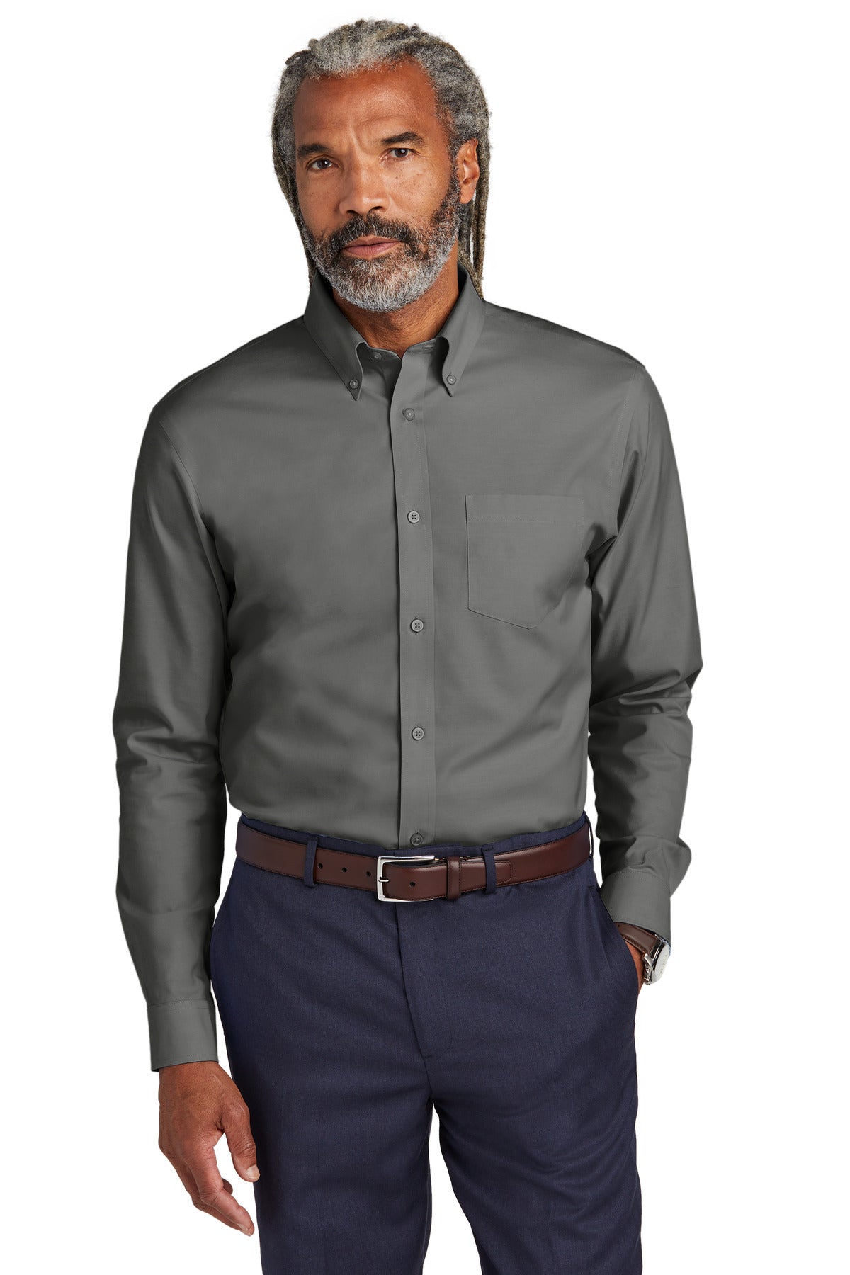 Brooks Brothers ® Tall Wrinkle-Free Stretch Pinpoint Shirt TBB18000