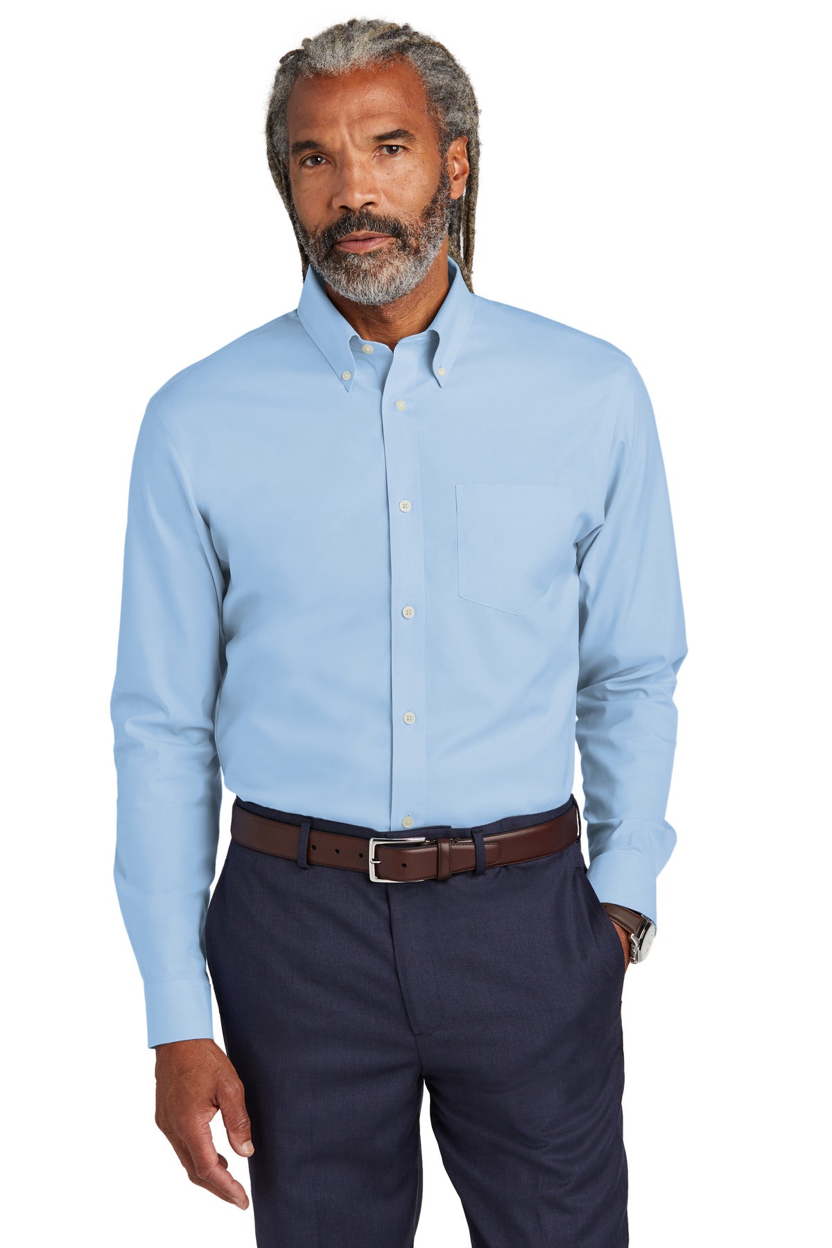Brooks Brothers ® Tall Wrinkle-Free Stretch Pinpoint Shirt TBB18000