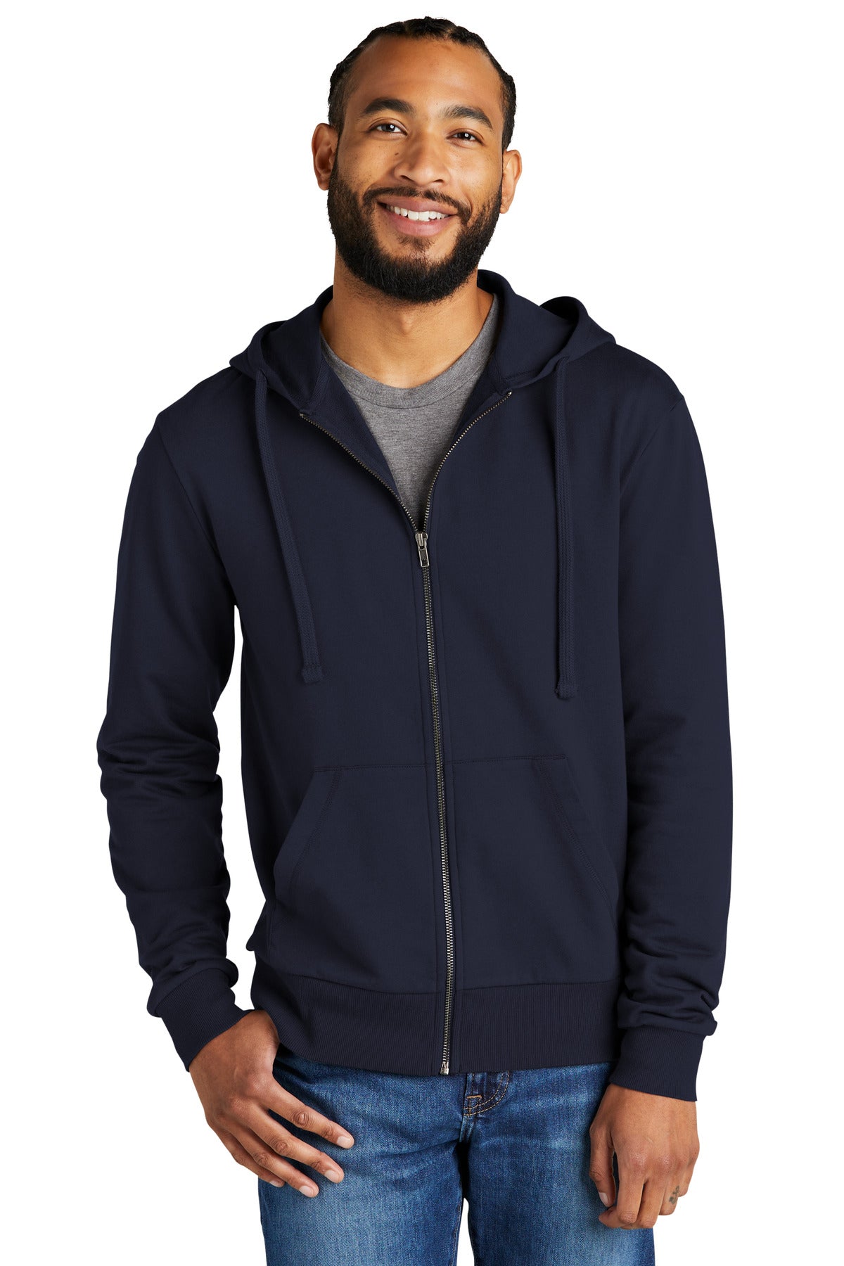 Allmade ®  Unisex Organic French Terry Full-Zip Hoodie AL4002