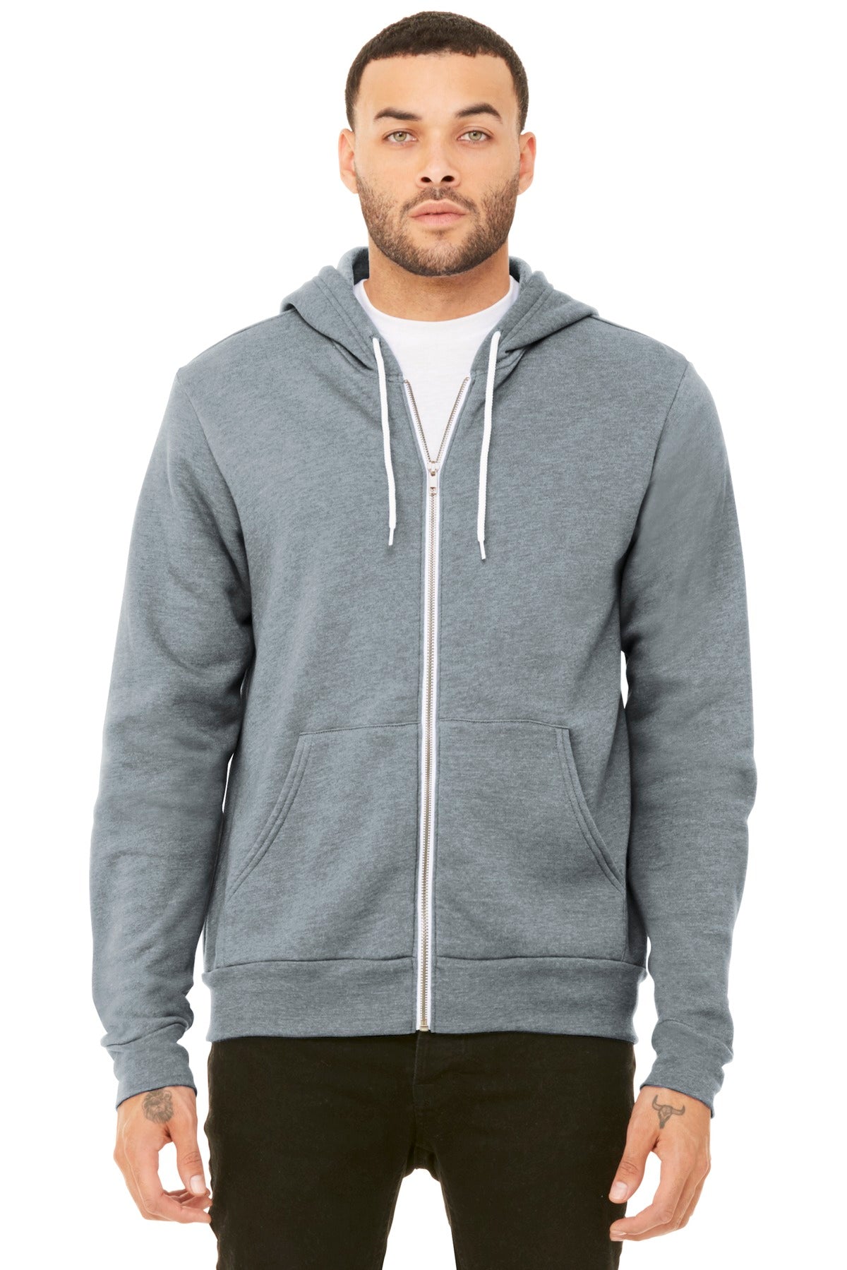 BELLA+CANVAS  ®  Unisex Sponge Fleece Full-Zip Hoodie. BC3739