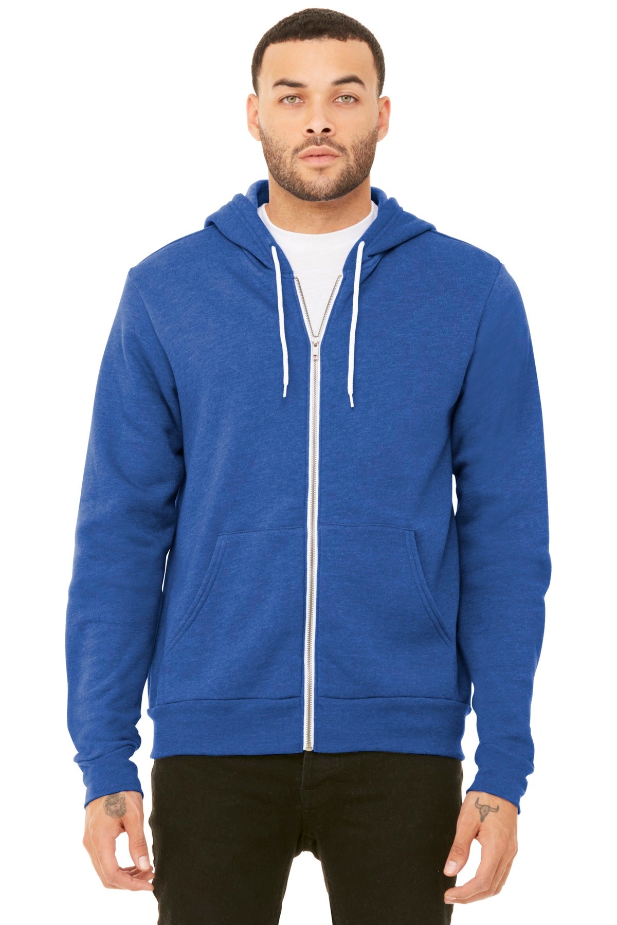 BELLA+CANVAS  ®  Unisex Sponge Fleece Full-Zip Hoodie. BC3739