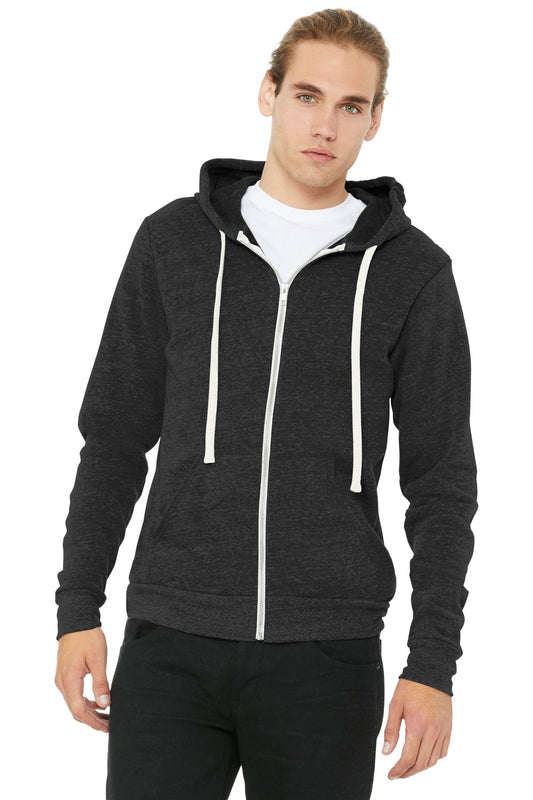 BELLA+CANVAS  ®  Unisex Triblend Sponge Fleece Full-Zip Hoodie. BC3909