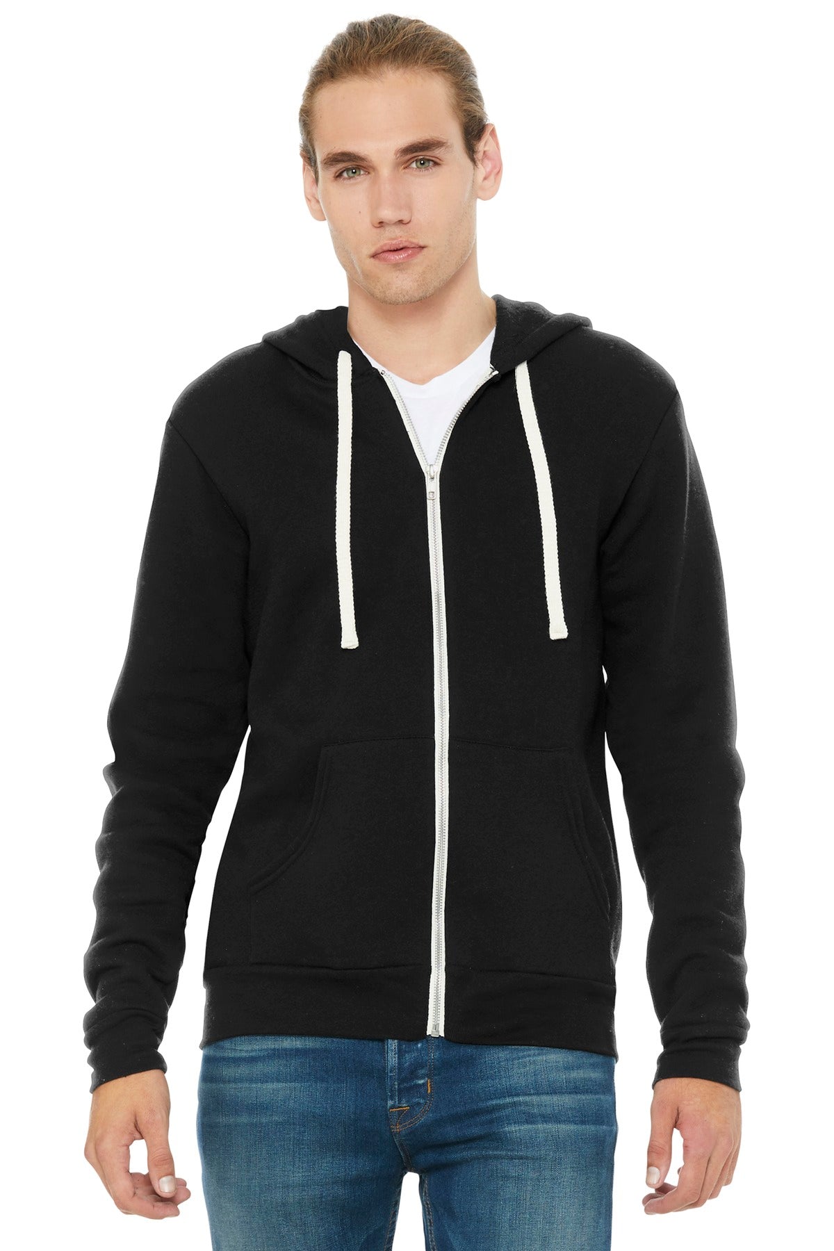 BELLA+CANVAS  ®  Unisex Triblend Sponge Fleece Full-Zip Hoodie. BC3909