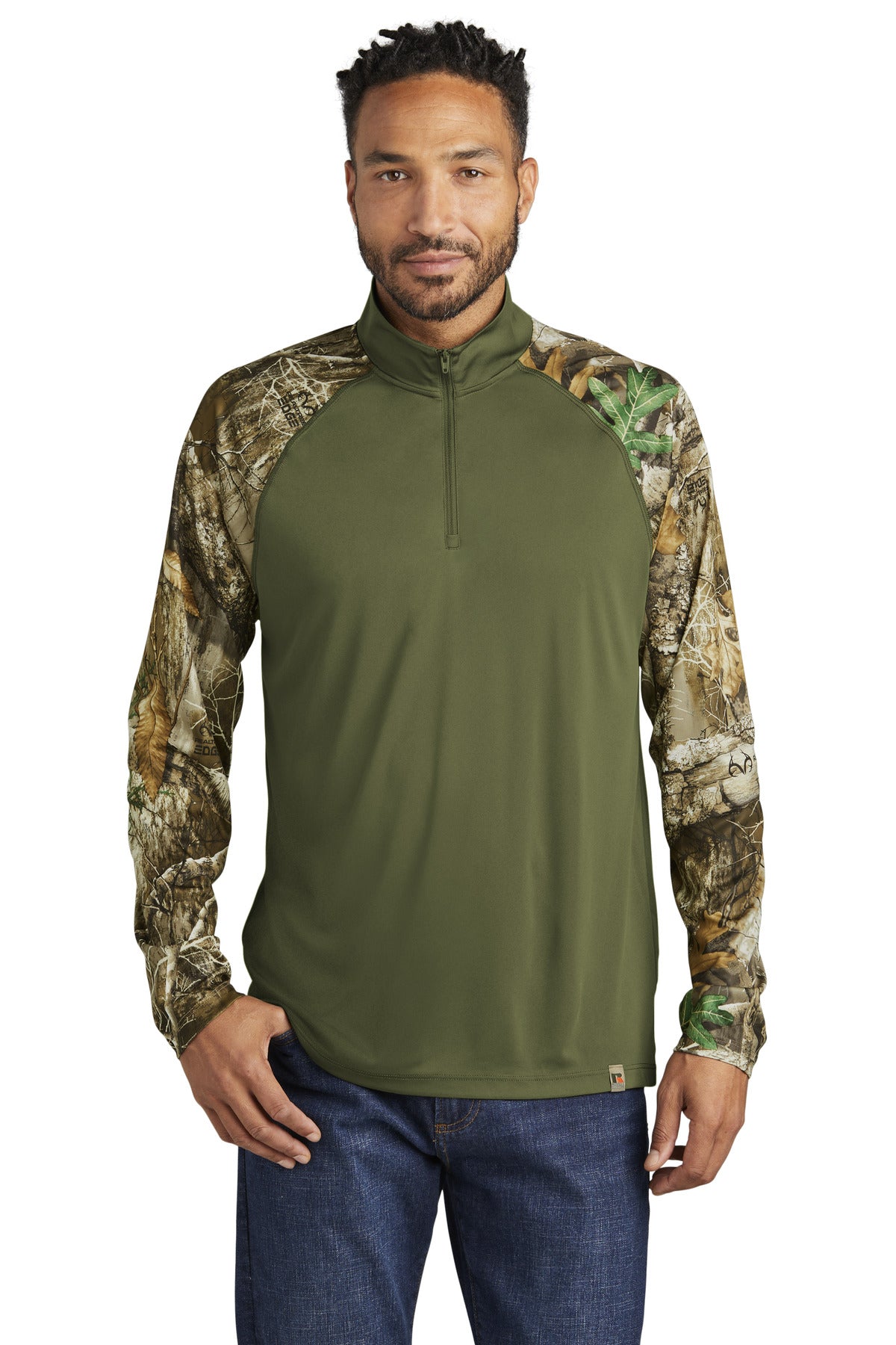 Russell Outdoors ™  Realtree ®  Colorblock Performance 1/4-Zip RU152