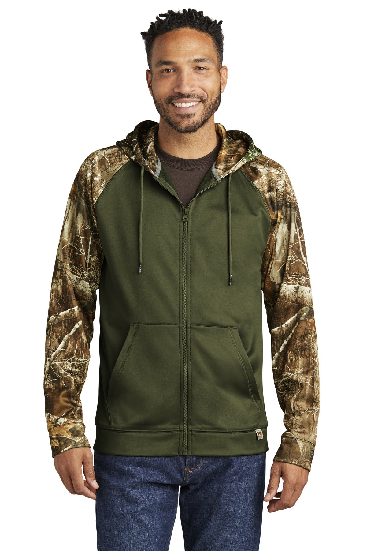 Russell Outdoors ™  Realtree ®  Performance Colorblock Full-Zip Hoodie RU452