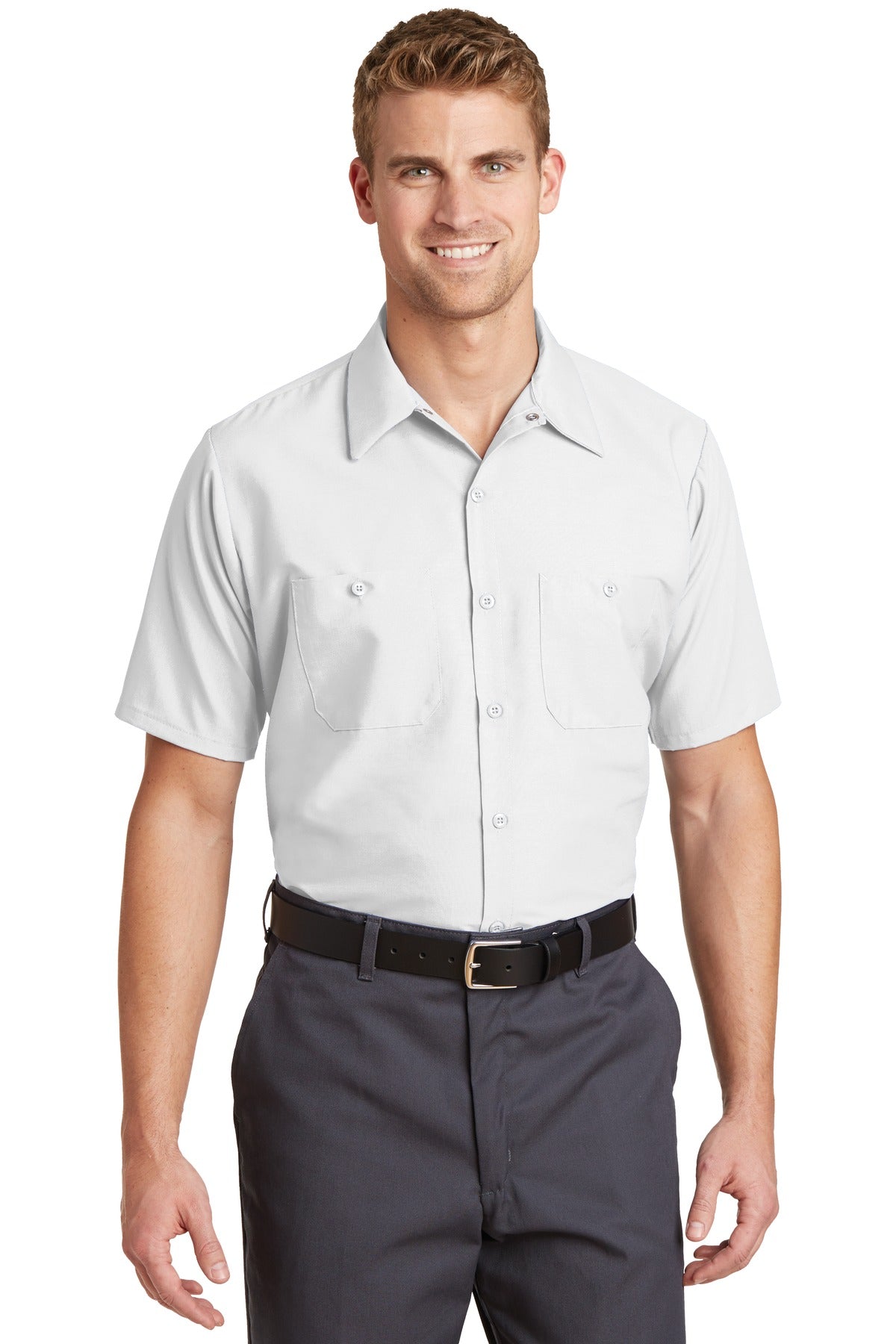 Red Kap ®  Short Sleeve Industrial Work Shirt.  SP24